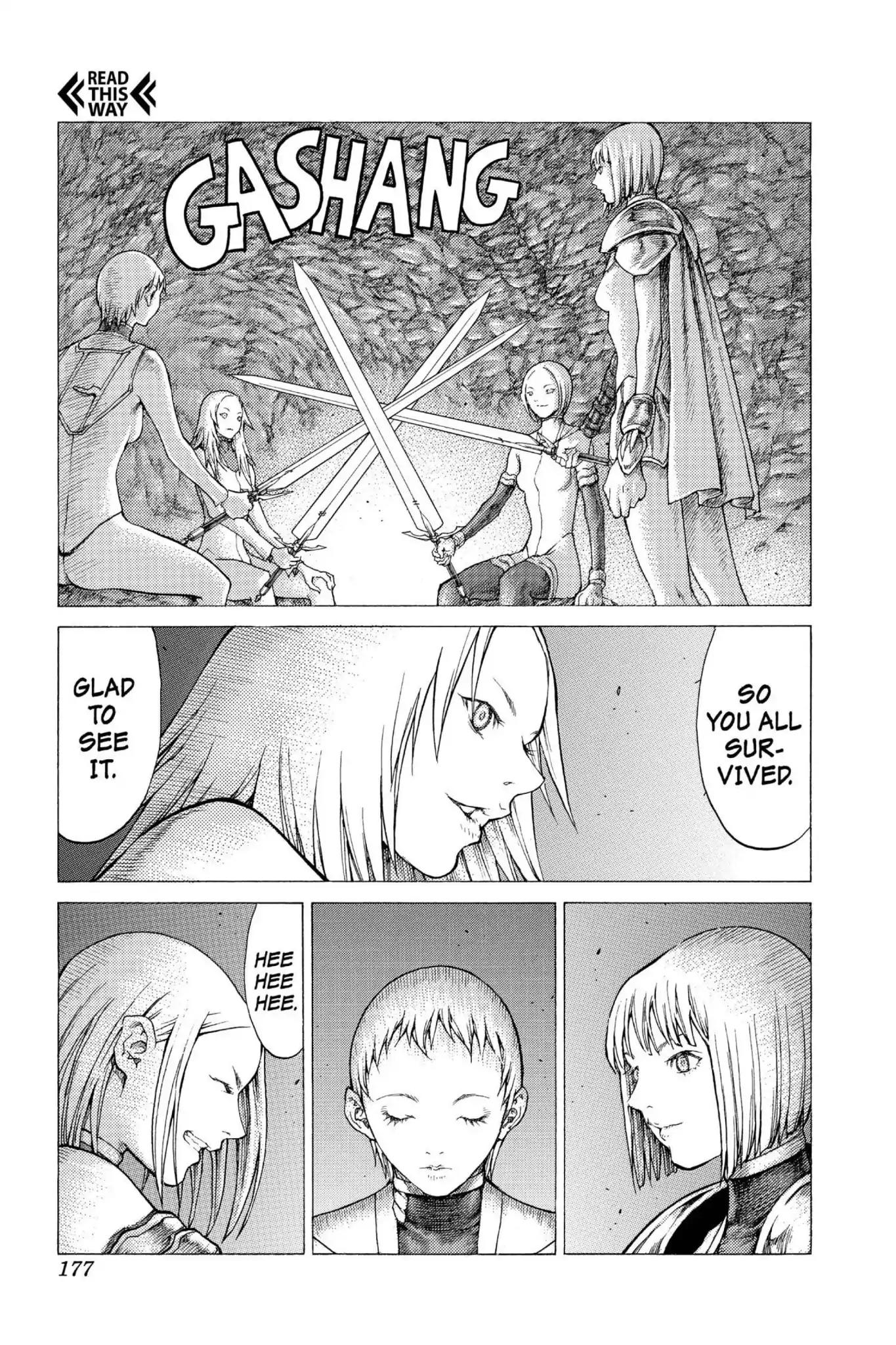 Claymore Chapter 51 page 19 - Chapter 51: Vol.9 Scene 51: The Battle of the North, Part 2