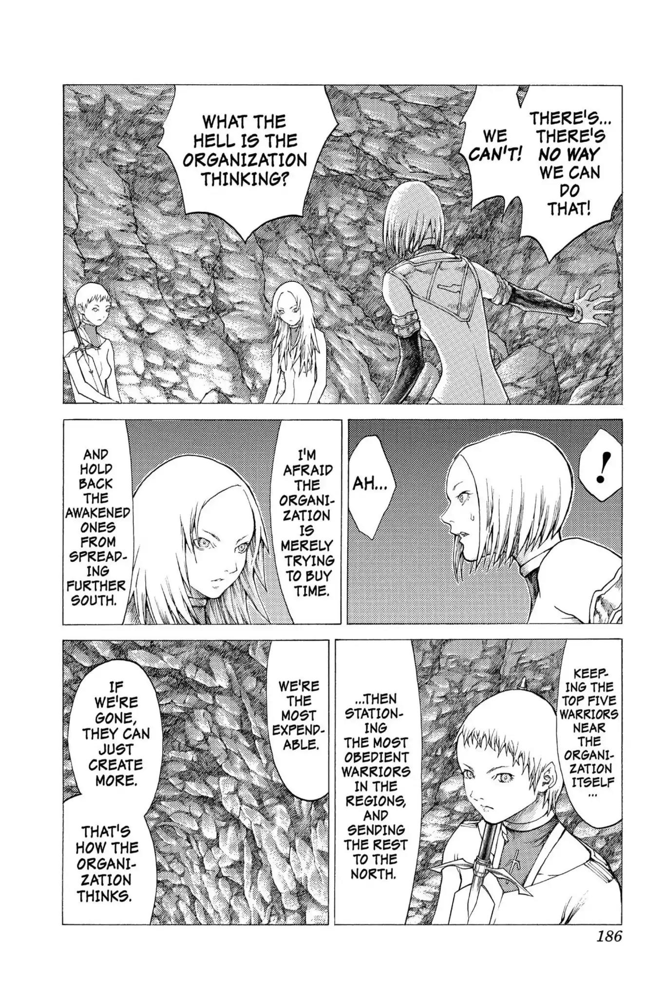 Claymore Chapter 51 page 28 - Chapter 51: Vol.9 Scene 51: The Battle of the North, Part 2