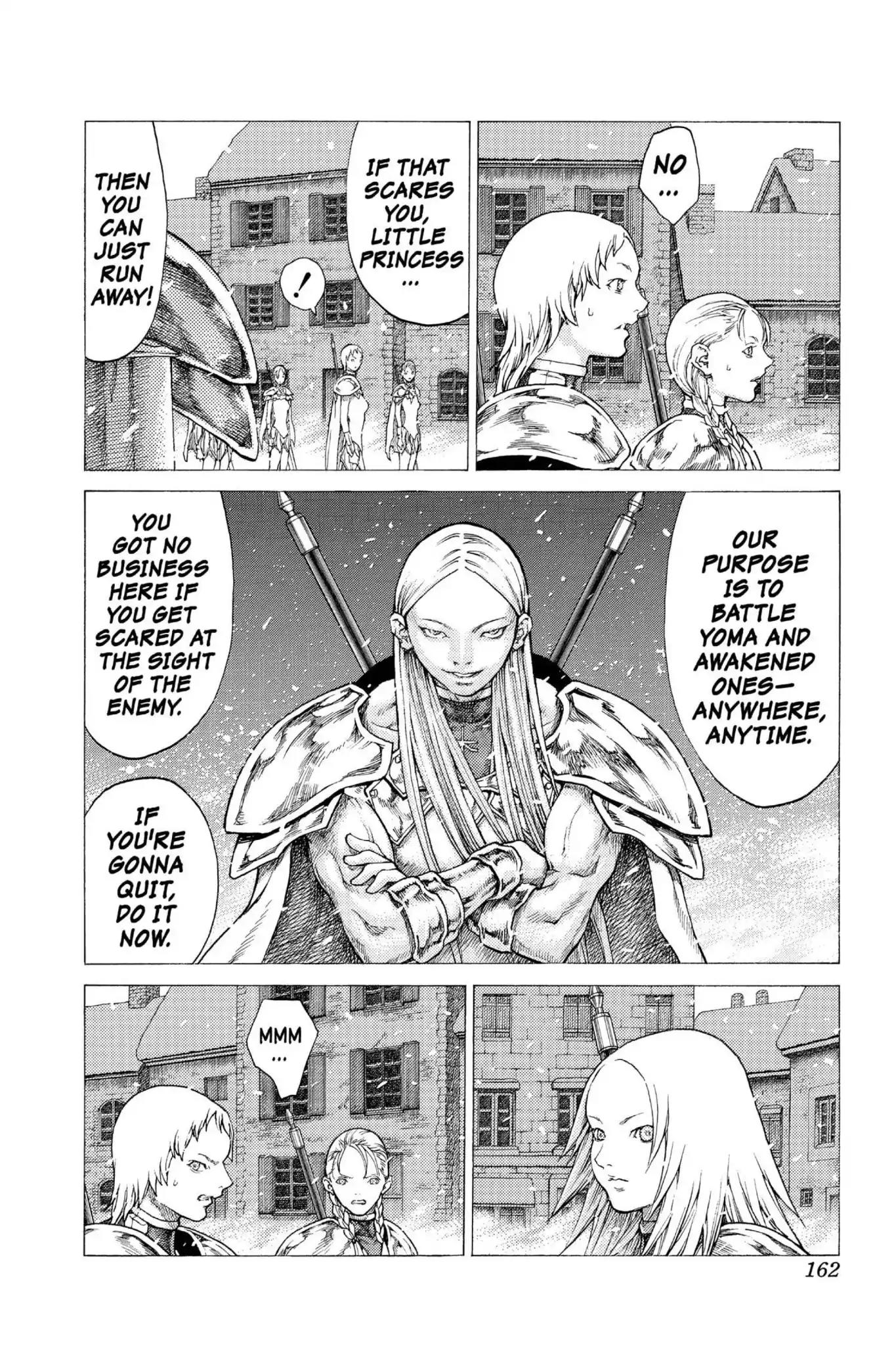 Claymore Chapter 51 page 4 - Chapter 51: Vol.9 Scene 51: The Battle of the North, Part 2