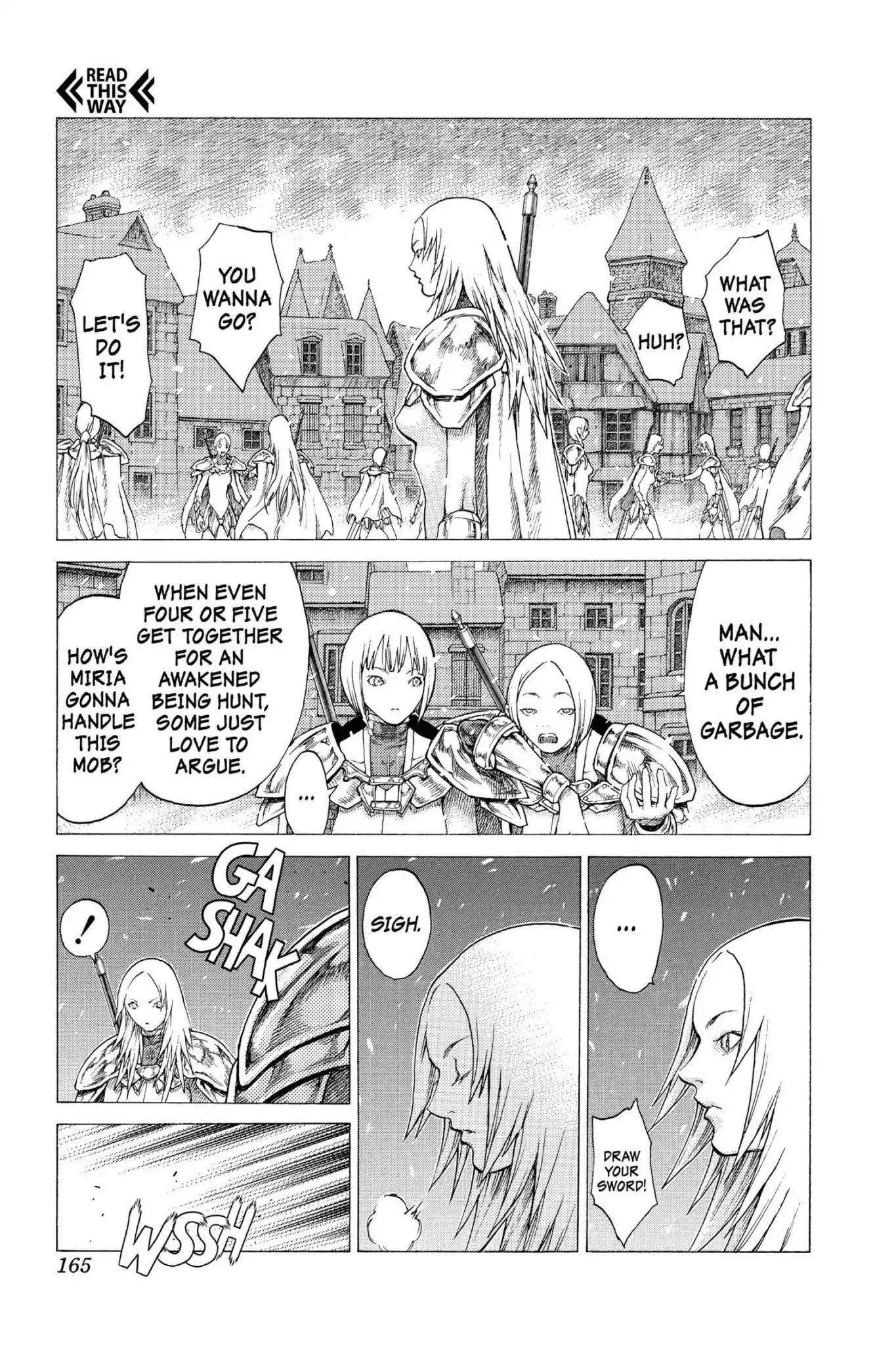 Claymore Chapter 51 page 7 - Chapter 51: Vol.9 Scene 51: The Battle of the North, Part 2