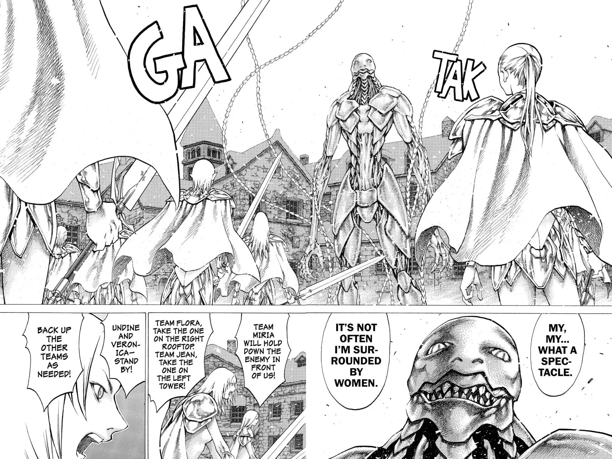Claymore Chapter 52 page 16 - Chapter 52: Vol.10 Scene 52: The Battle of the North, Part 3