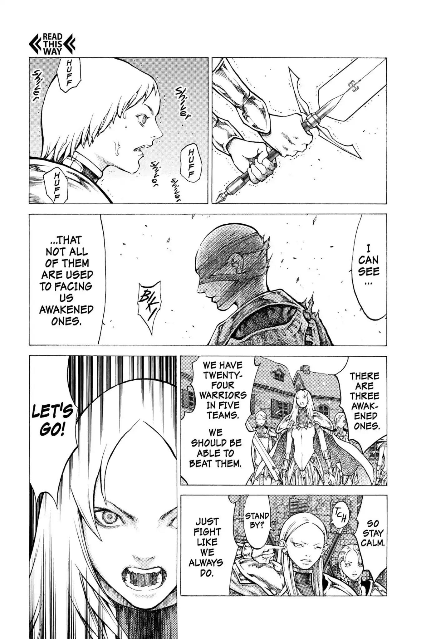 Claymore Chapter 52 page 18 - Chapter 52: Vol.10 Scene 52: The Battle of the North, Part 3