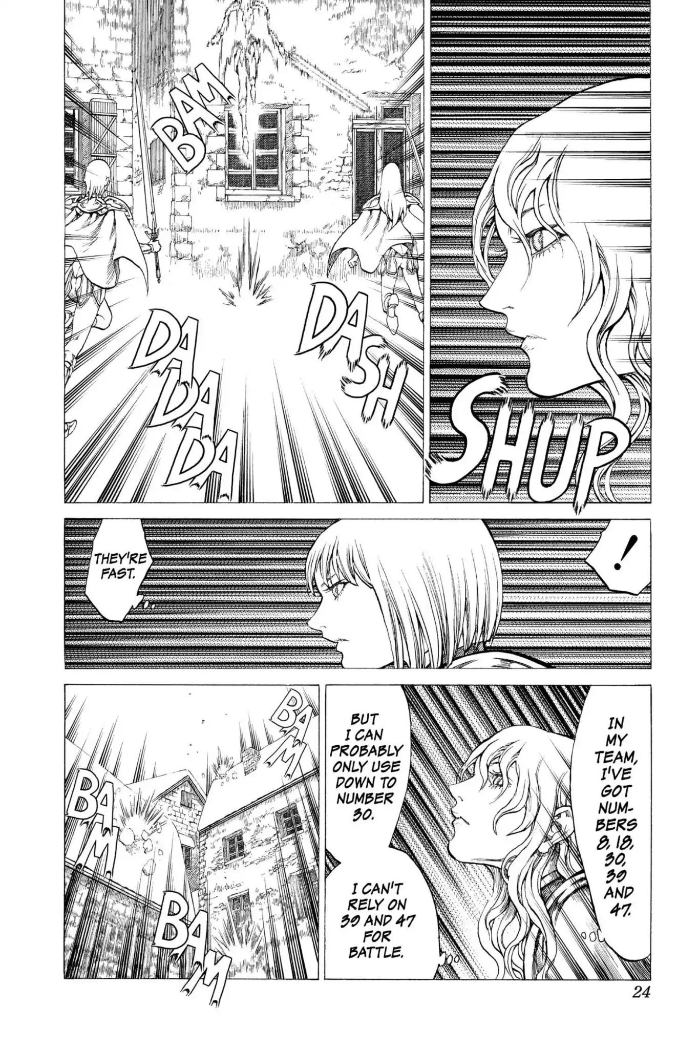 Claymore Chapter 52 page 22 - Chapter 52: Vol.10 Scene 52: The Battle of the North, Part 3