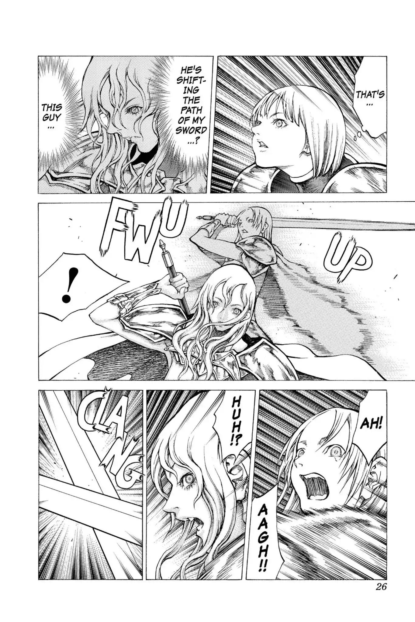 Claymore Chapter 52 page 24 - Chapter 52: Vol.10 Scene 52: The Battle of the North, Part 3