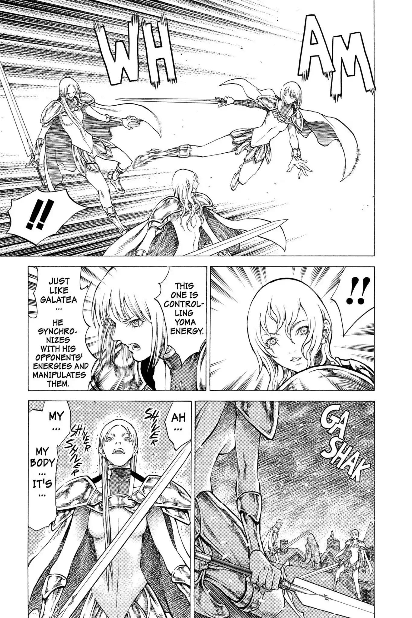 Claymore Chapter 52 page 25 - Chapter 52: Vol.10 Scene 52: The Battle of the North, Part 3