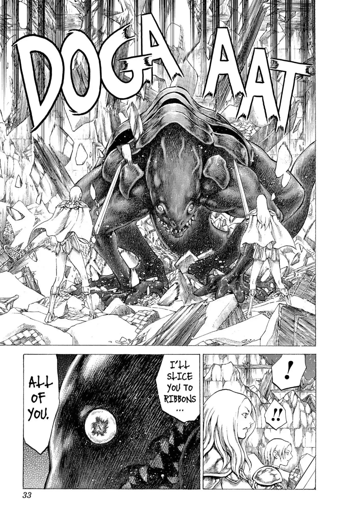 Claymore Chapter 52 page 31 - Chapter 52: Vol.10 Scene 52: The Battle of the North, Part 3