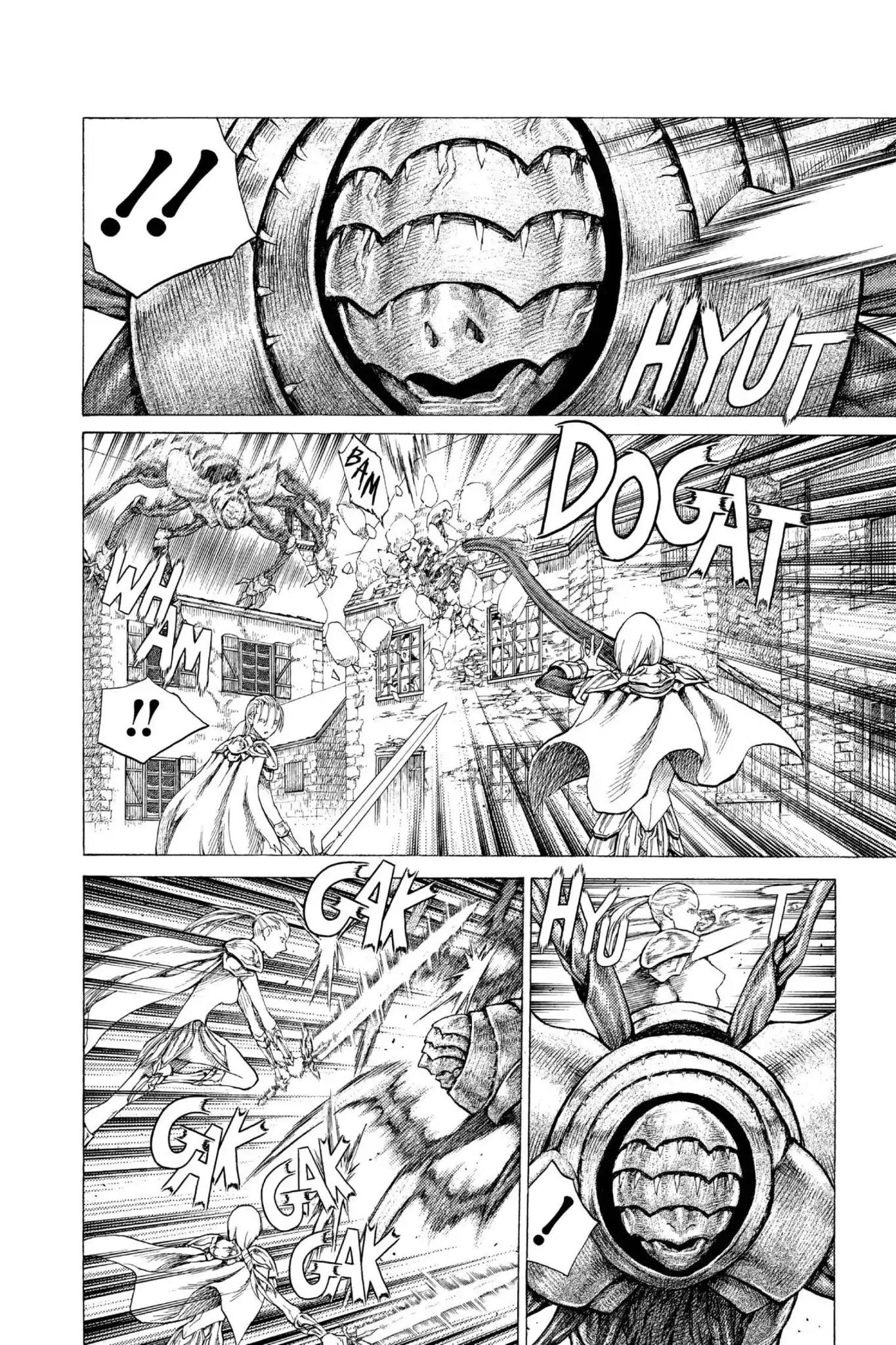 Claymore Chapter 52 page 34 - Chapter 52: Vol.10 Scene 52: The Battle of the North, Part 3
