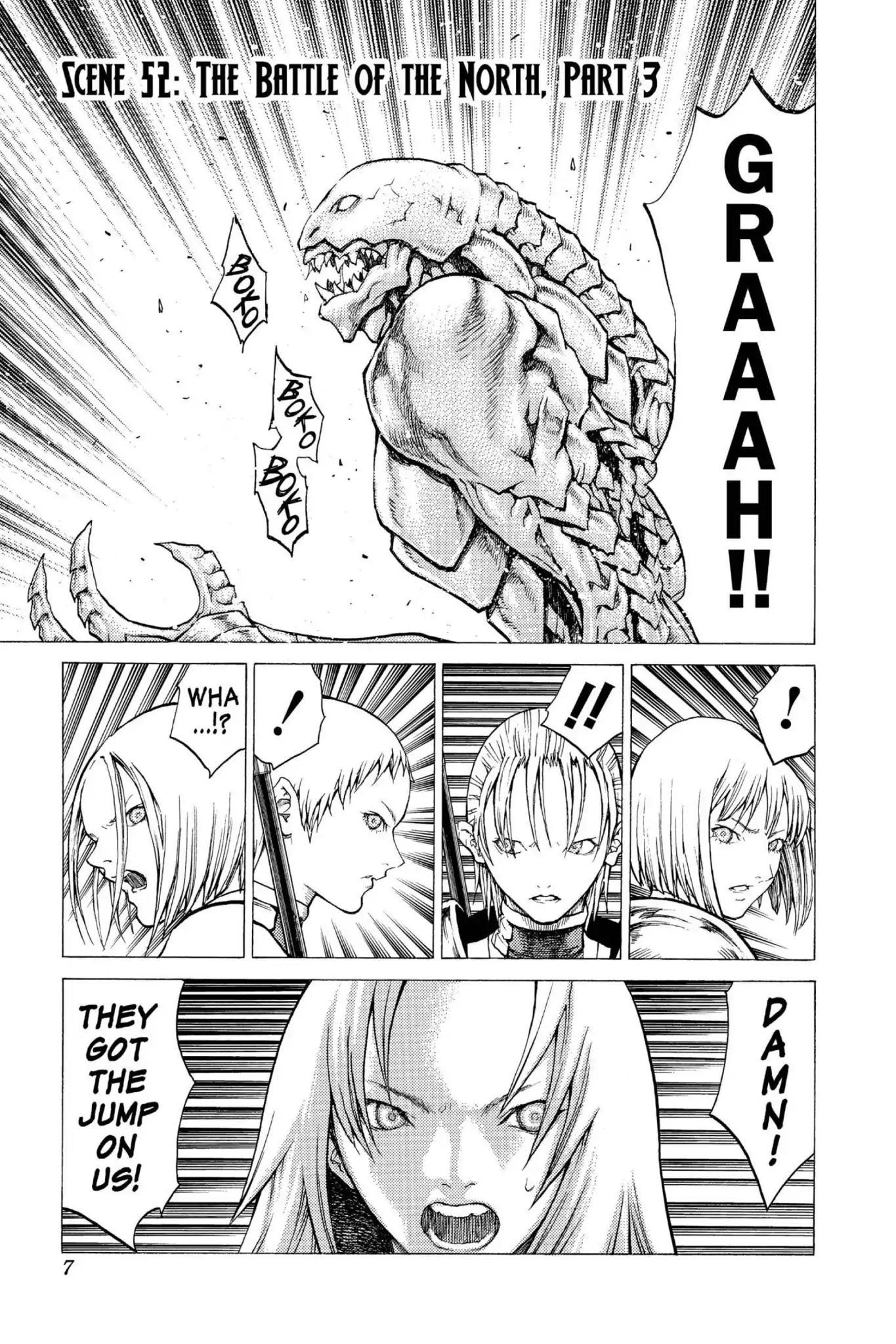 Claymore Chapter 52 page 7 - Chapter 52: Vol.10 Scene 52: The Battle of the North, Part 3