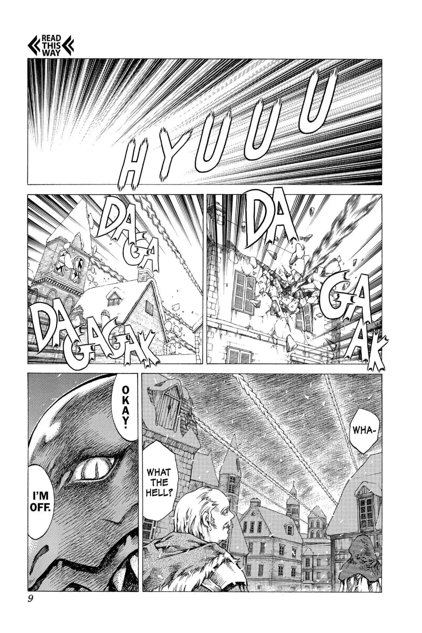 Claymore Chapter 52 page 9 - Chapter 52: Vol.10 Scene 52: The Battle of the North, Part 3