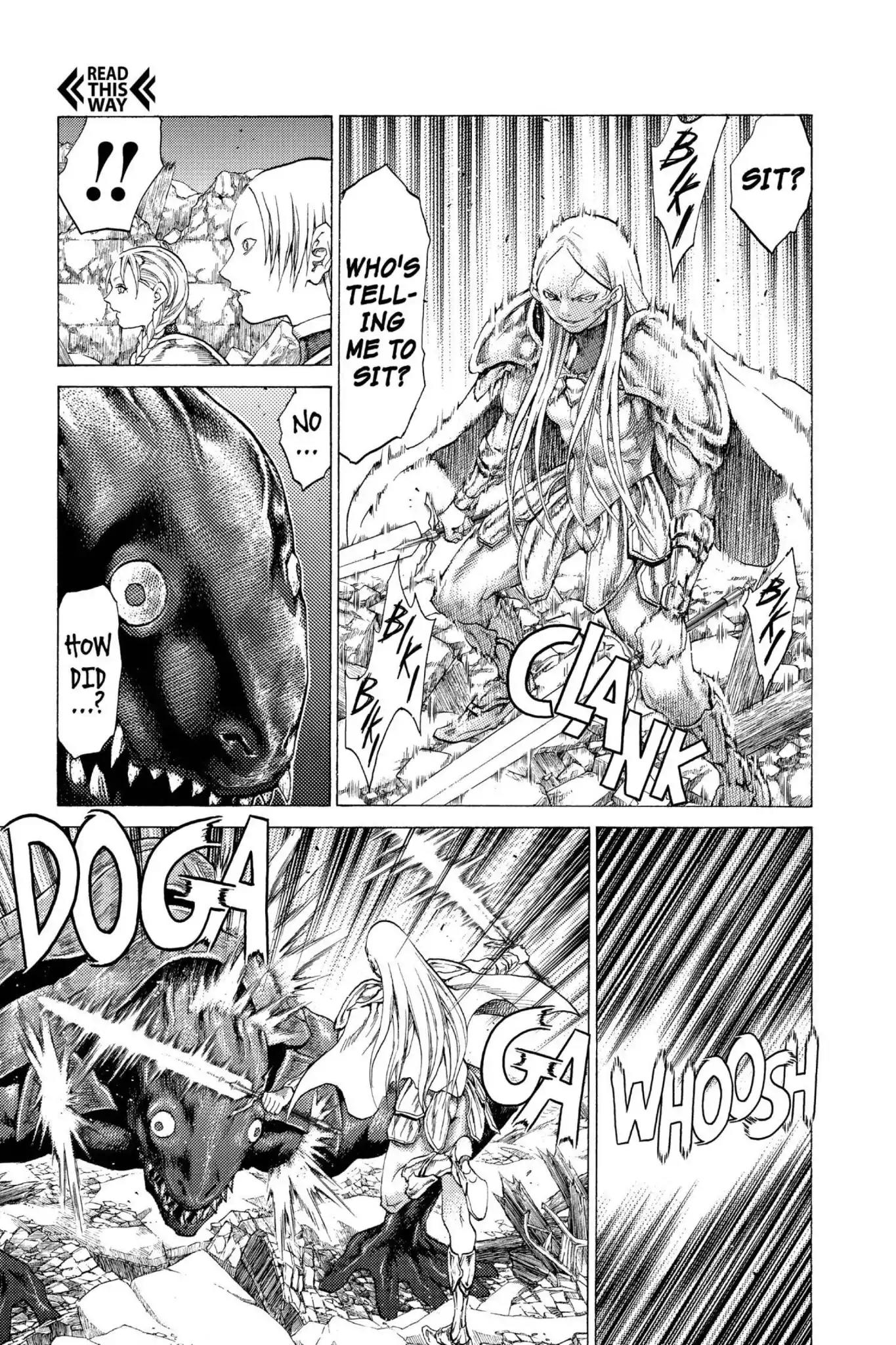 Claymore Chapter 53 page 10 - Chapter 53: Vol.10 Scene 53: The Battle of the North, Part 4