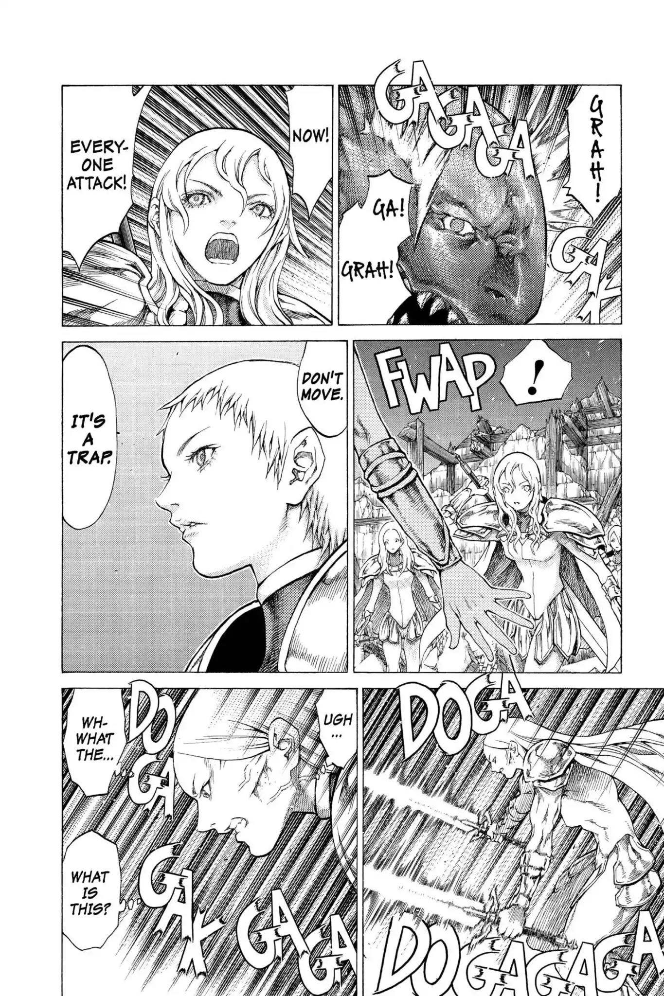 Claymore Chapter 53 page 11 - Chapter 53: Vol.10 Scene 53: The Battle of the North, Part 4