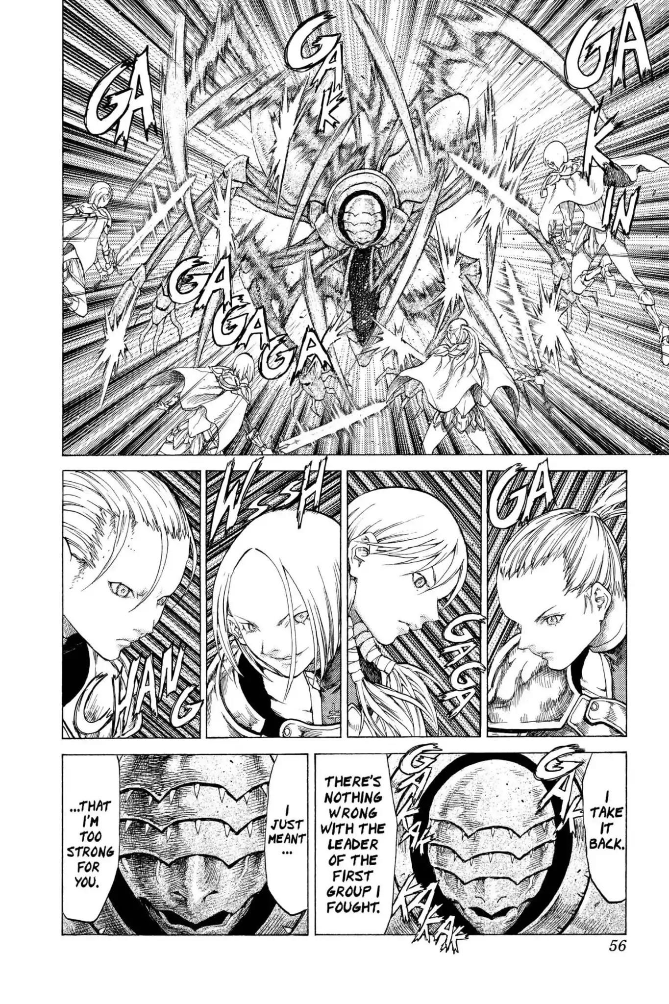 Claymore Chapter 53 page 17 - Chapter 53: Vol.10 Scene 53: The Battle of the North, Part 4
