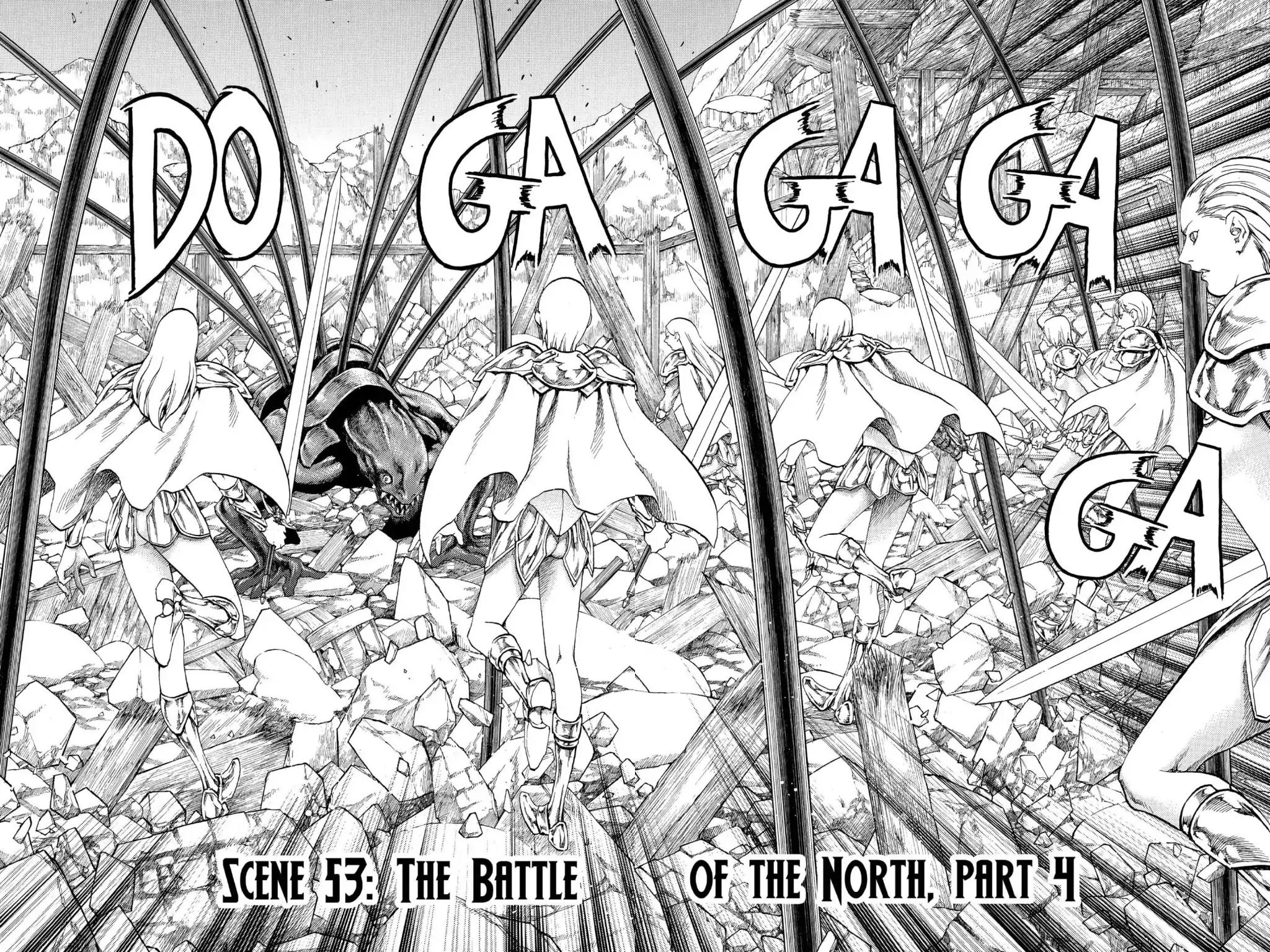 Claymore Chapter 53 page 2 - Chapter 53: Vol.10 Scene 53: The Battle of the North, Part 4