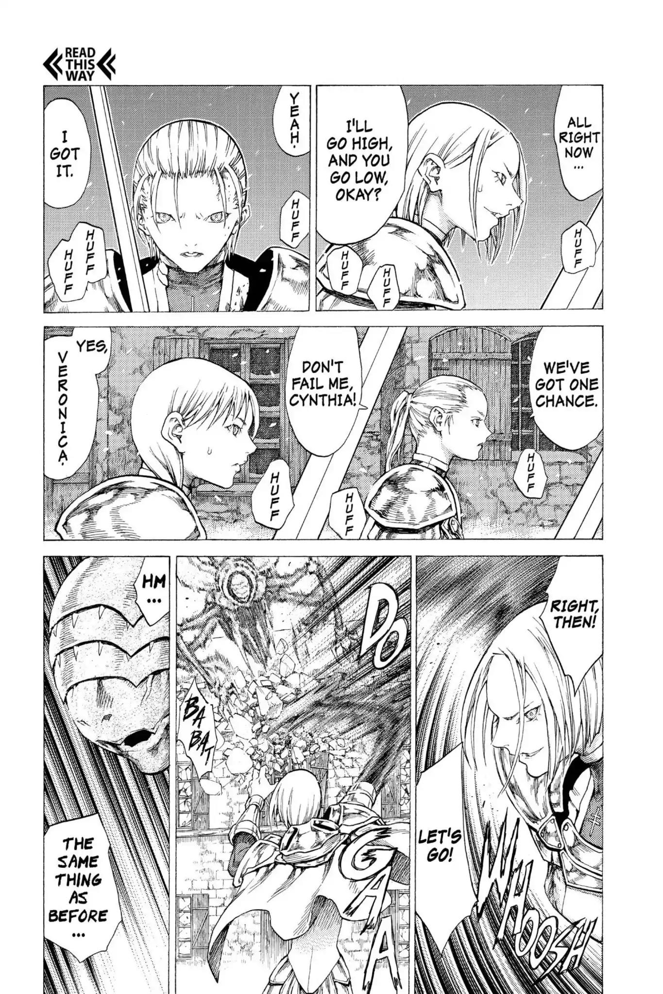 Claymore Chapter 53 page 20 - Chapter 53: Vol.10 Scene 53: The Battle of the North, Part 4