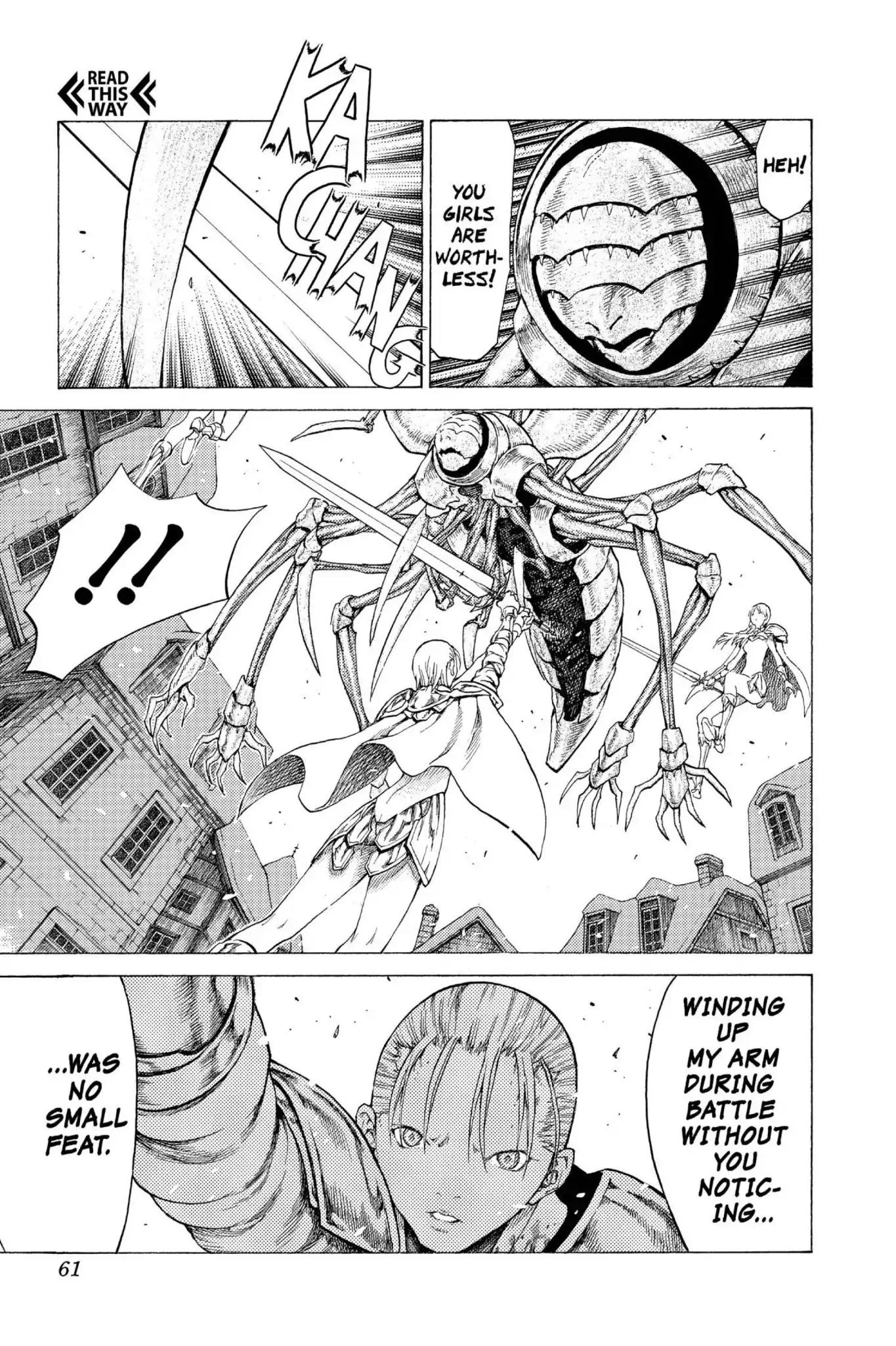 Claymore Chapter 53 page 22 - Chapter 53: Vol.10 Scene 53: The Battle of the North, Part 4