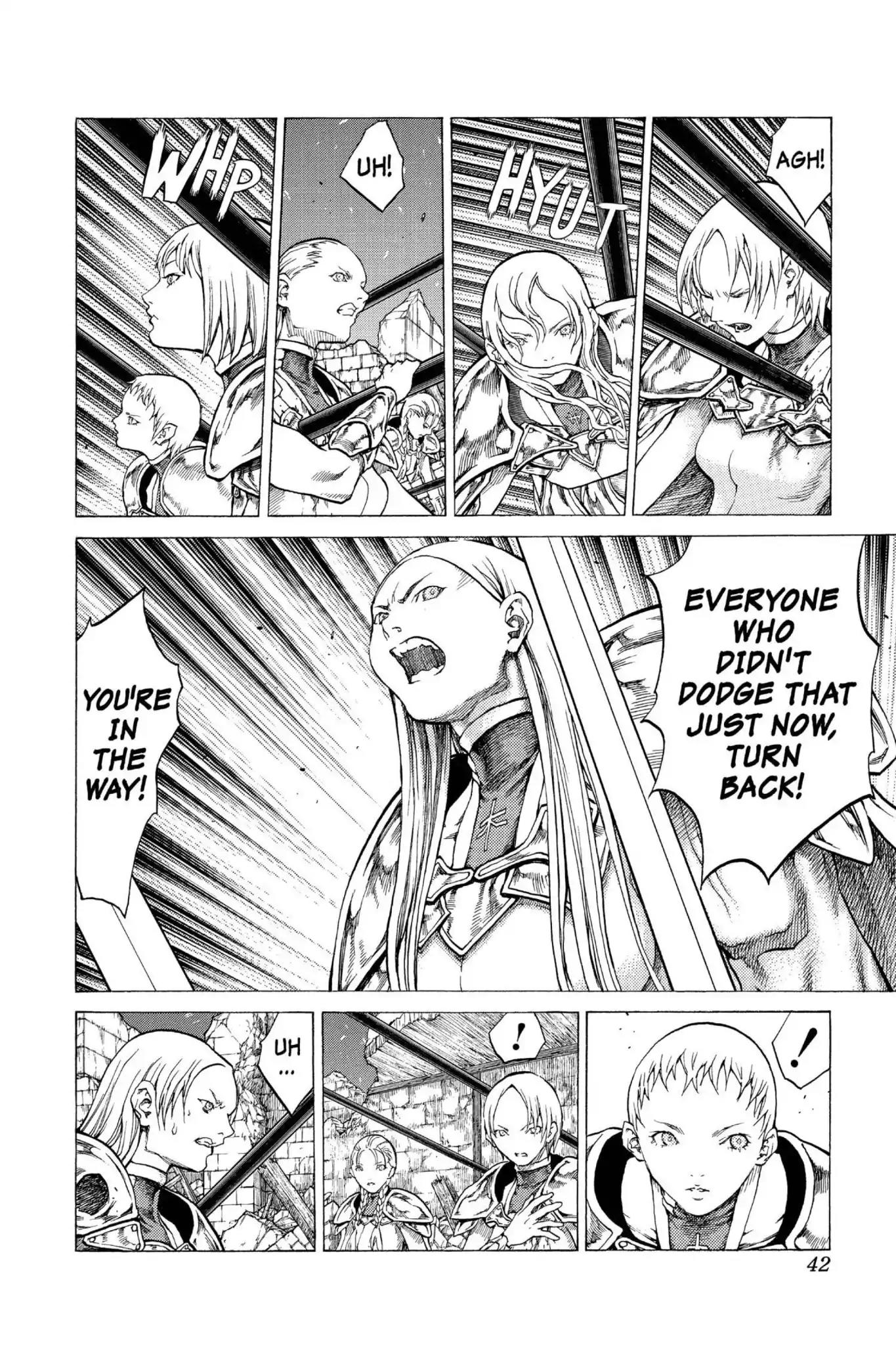Claymore Chapter 53 page 3 - Chapter 53: Vol.10 Scene 53: The Battle of the North, Part 4