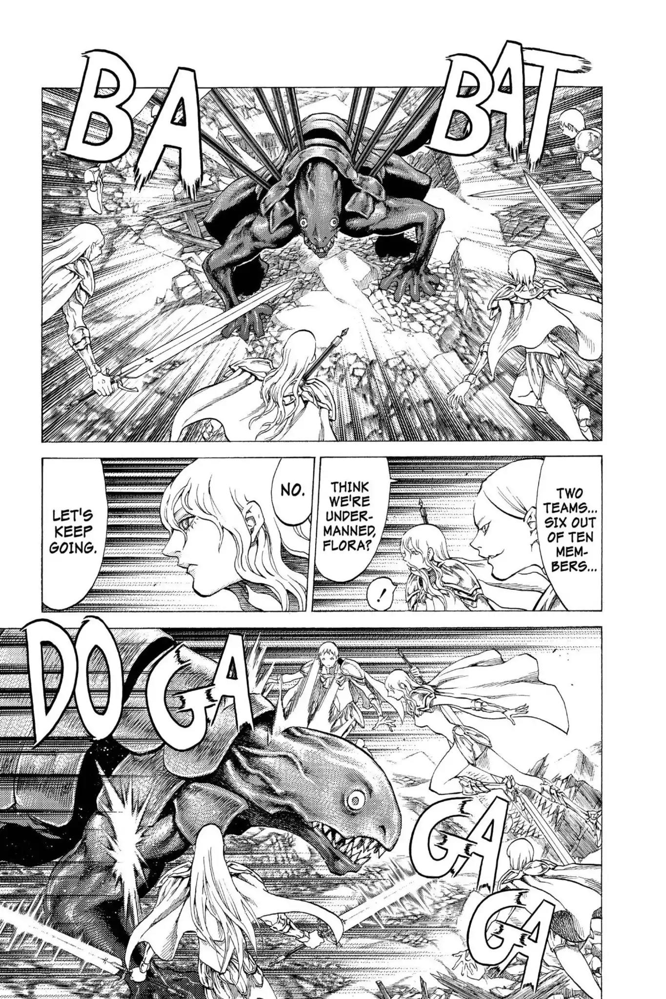 Claymore Chapter 53 page 4 - Chapter 53: Vol.10 Scene 53: The Battle of the North, Part 4