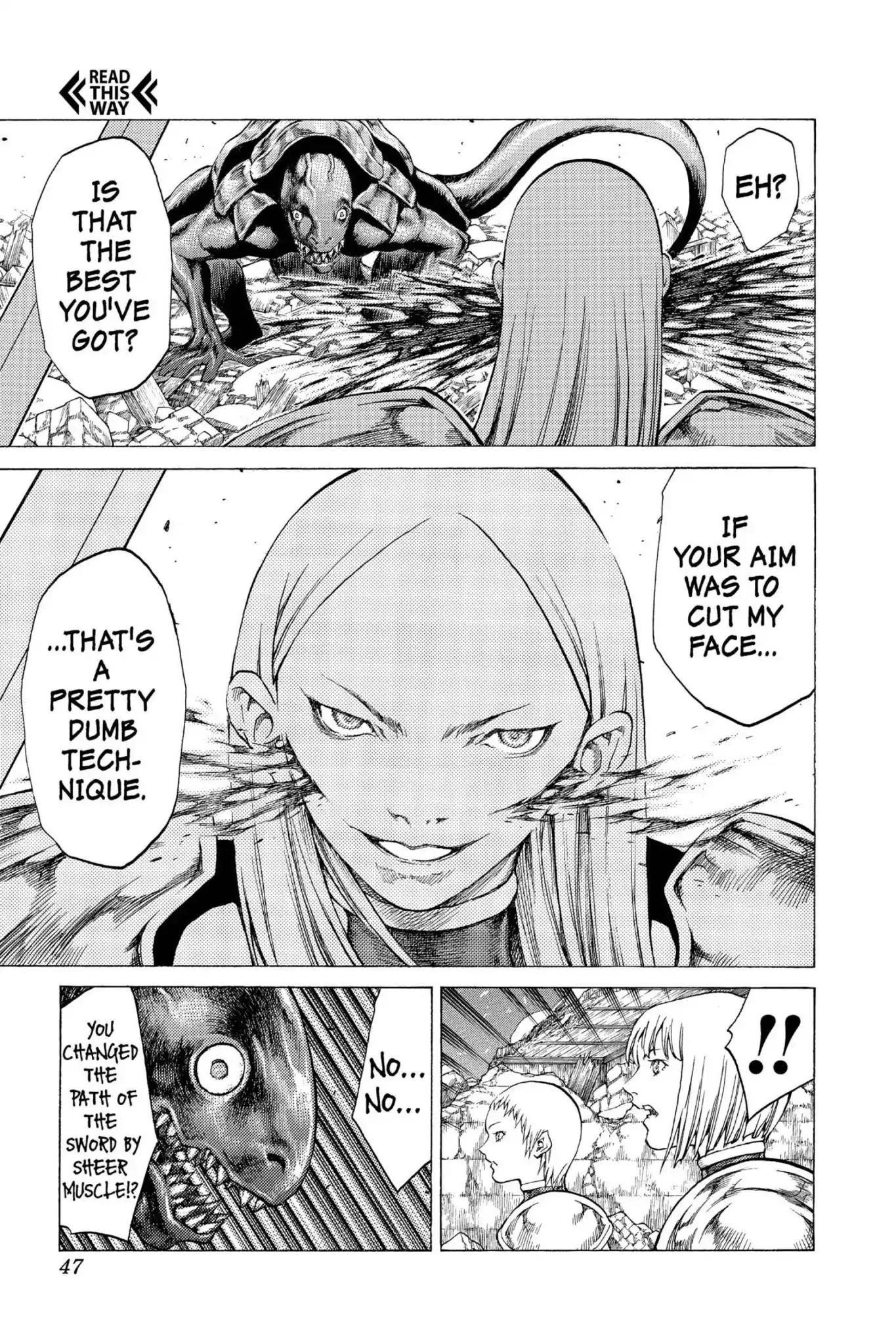 Claymore Chapter 53 page 8 - Chapter 53: Vol.10 Scene 53: The Battle of the North, Part 4