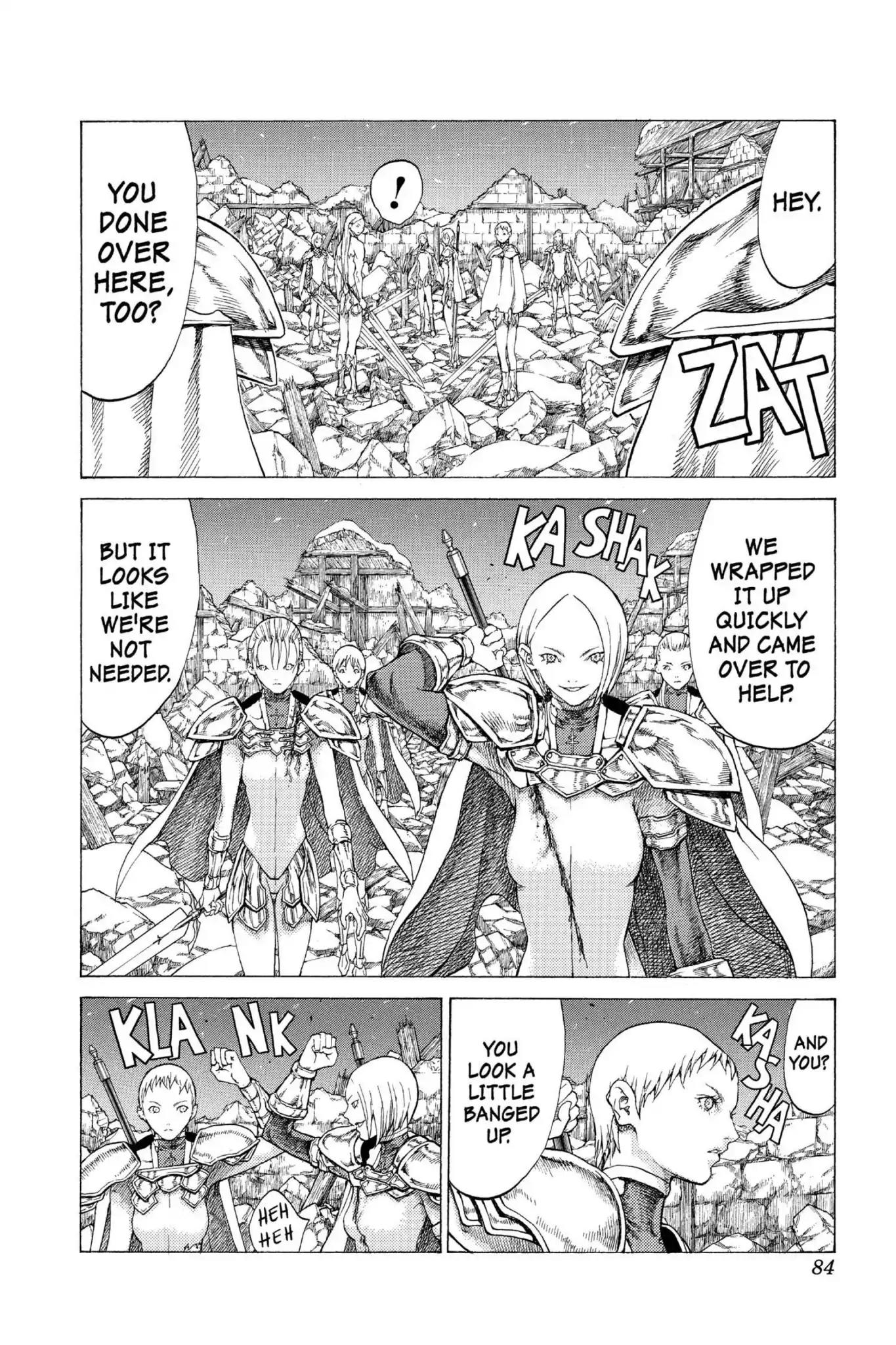 Claymore Chapter 54 page 13 - Chapter 54: Vol.10 Scene 54: The Battle of the North, Part 5