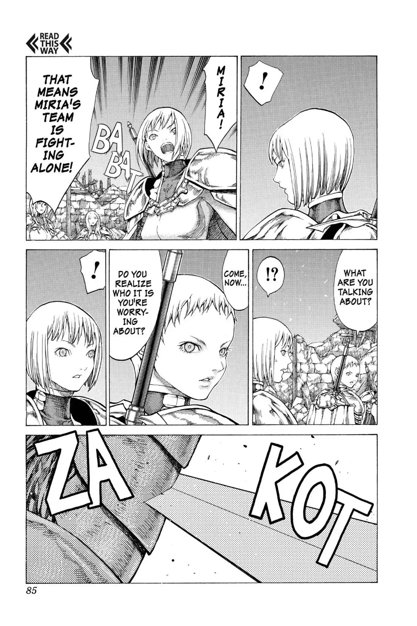 Claymore Chapter 54 page 14 - Chapter 54: Vol.10 Scene 54: The Battle of the North, Part 5