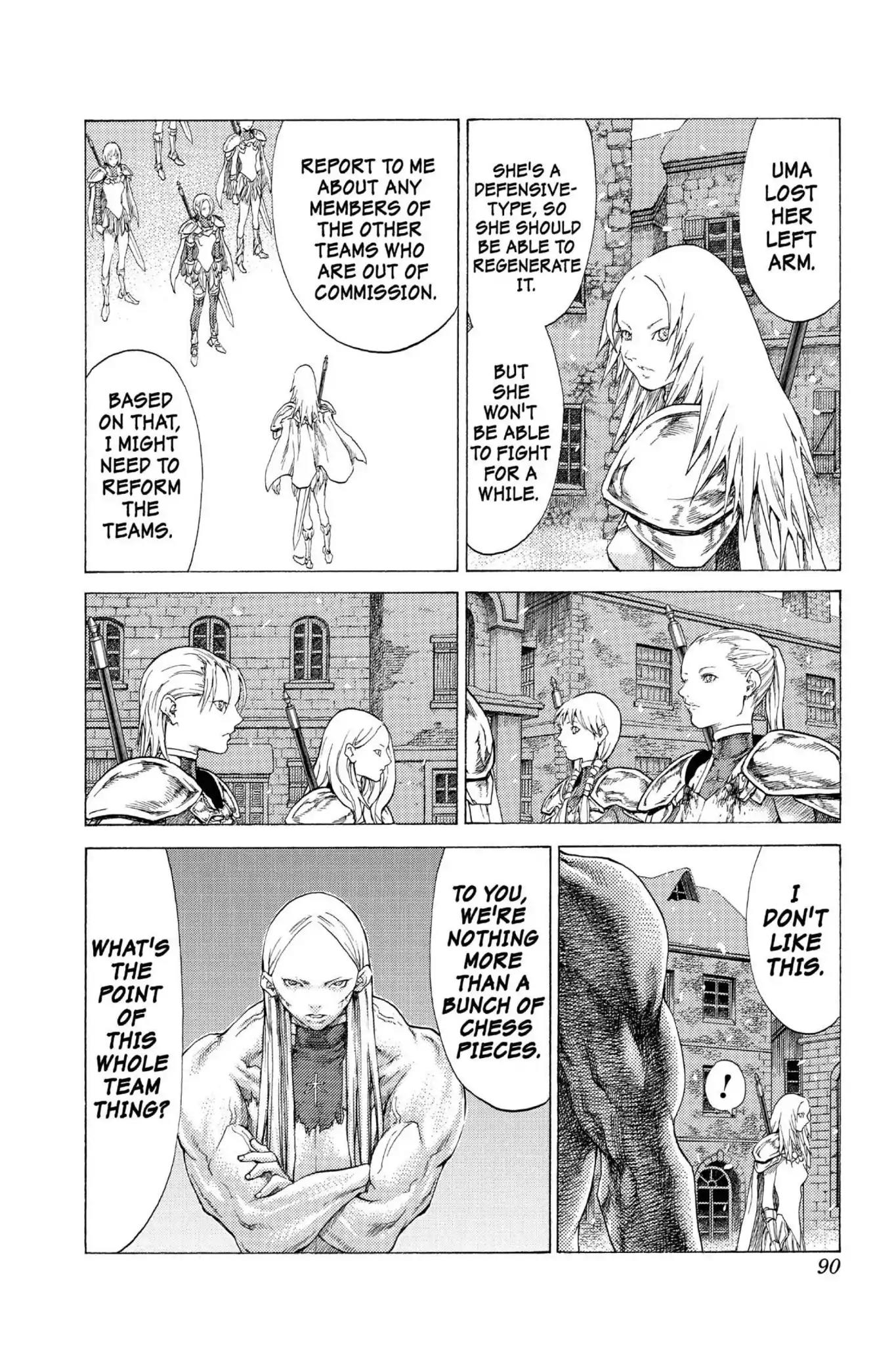 Claymore Chapter 54 page 19 - Chapter 54: Vol.10 Scene 54: The Battle of the North, Part 5