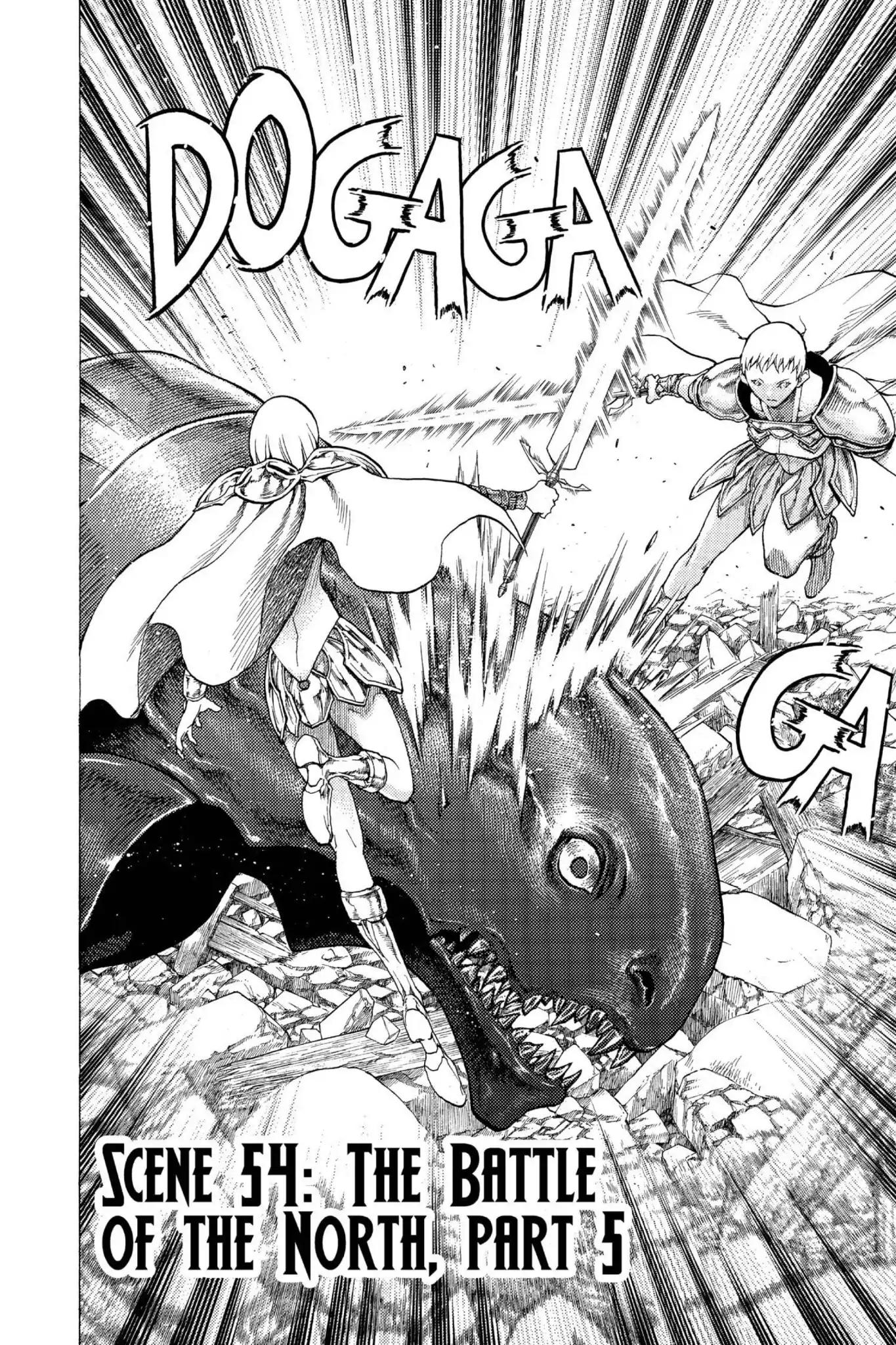 Claymore Chapter 54 page 2 - Chapter 54: Vol.10 Scene 54: The Battle of the North, Part 5