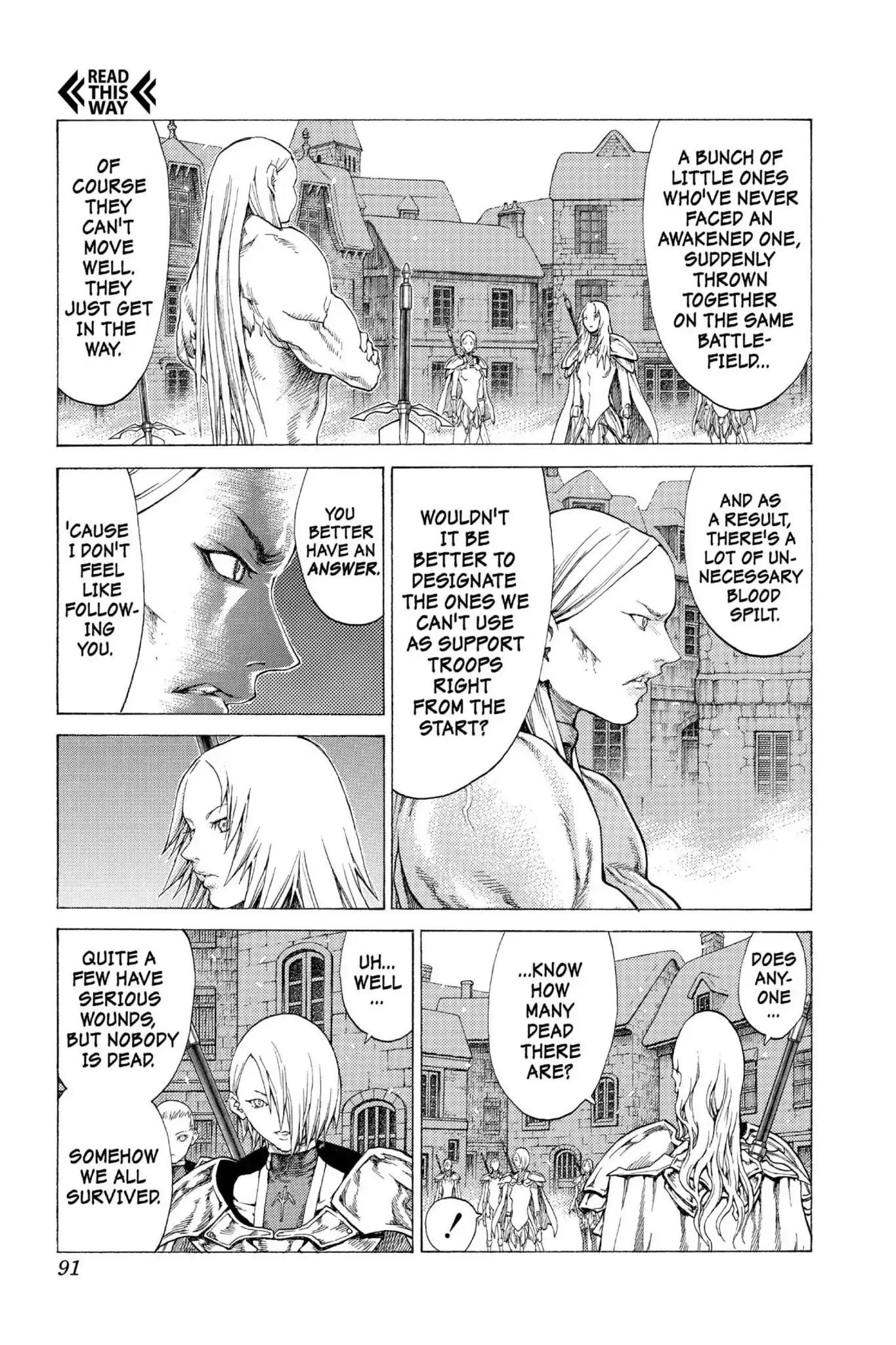 Claymore Chapter 54 page 20 - Chapter 54: Vol.10 Scene 54: The Battle of the North, Part 5