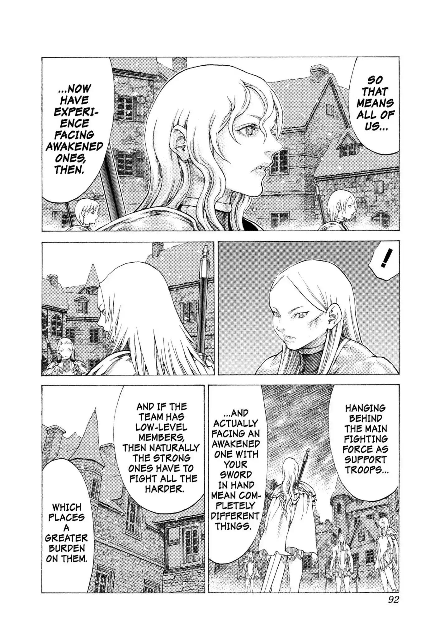 Claymore Chapter 54 page 21 - Chapter 54: Vol.10 Scene 54: The Battle of the North, Part 5