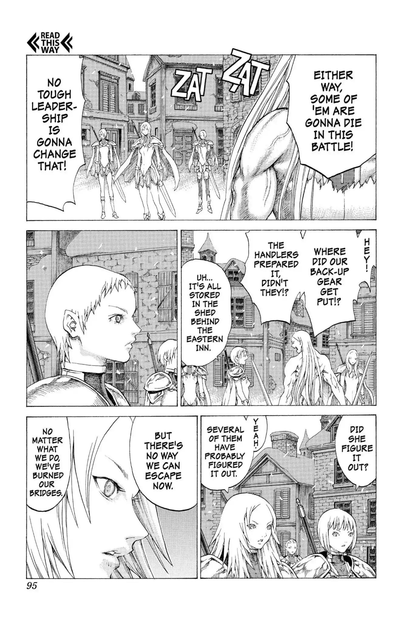 Claymore Chapter 54 page 24 - Chapter 54: Vol.10 Scene 54: The Battle of the North, Part 5