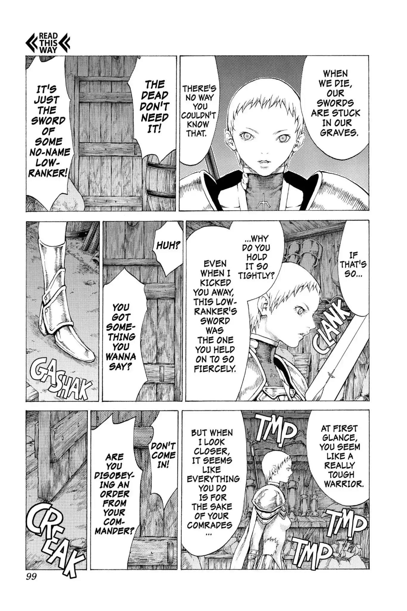 Claymore Chapter 54 page 28 - Chapter 54: Vol.10 Scene 54: The Battle of the North, Part 5