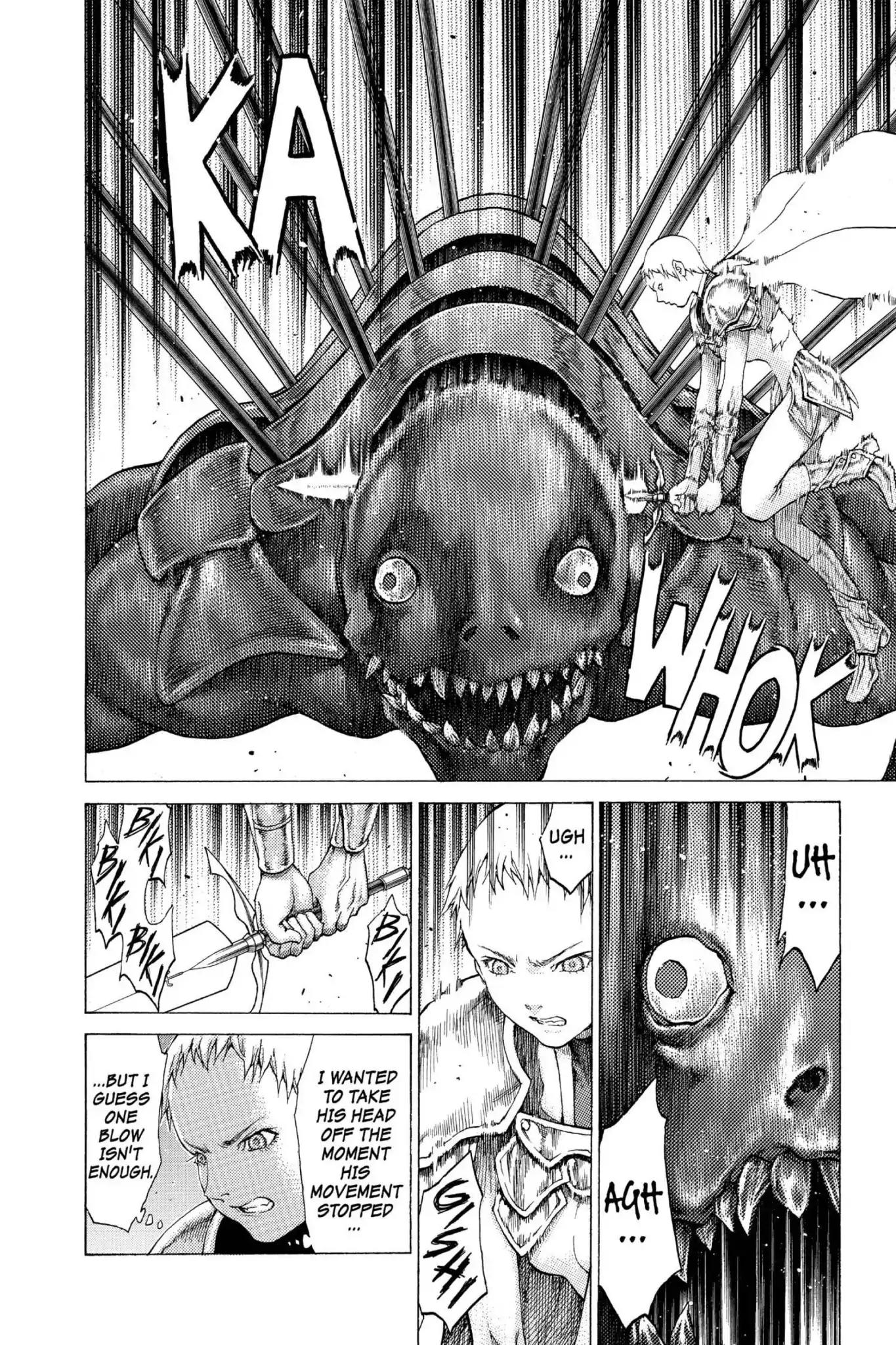 Claymore Chapter 54 page 6 - Chapter 54: Vol.10 Scene 54: The Battle of the North, Part 5