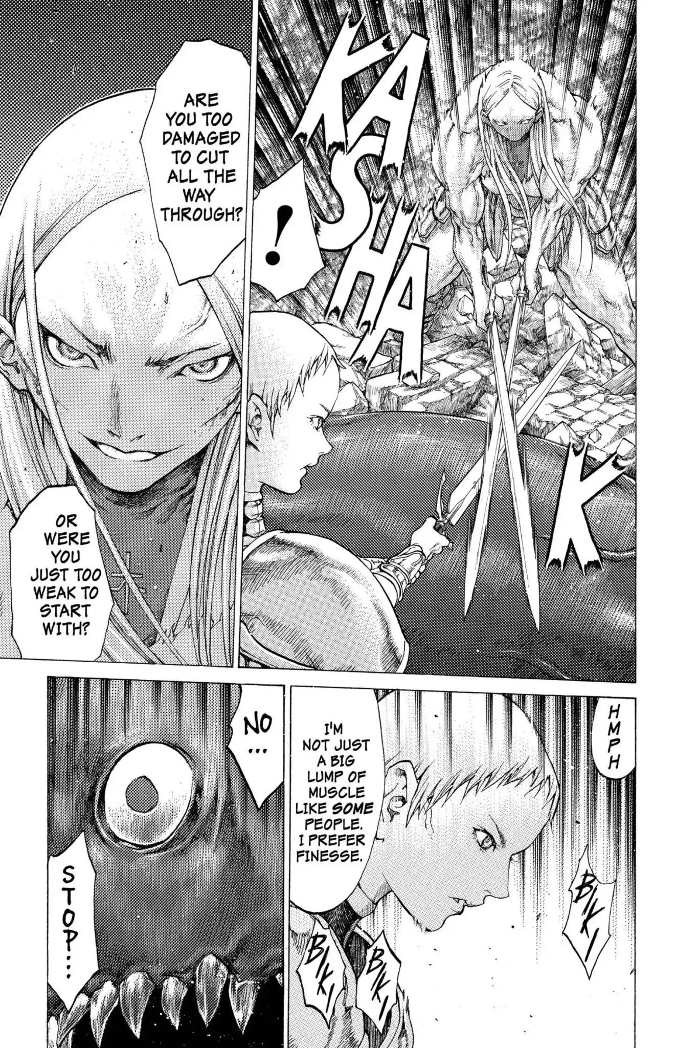 Claymore Chapter 54 page 7 - Chapter 54: Vol.10 Scene 54: The Battle of the North, Part 5