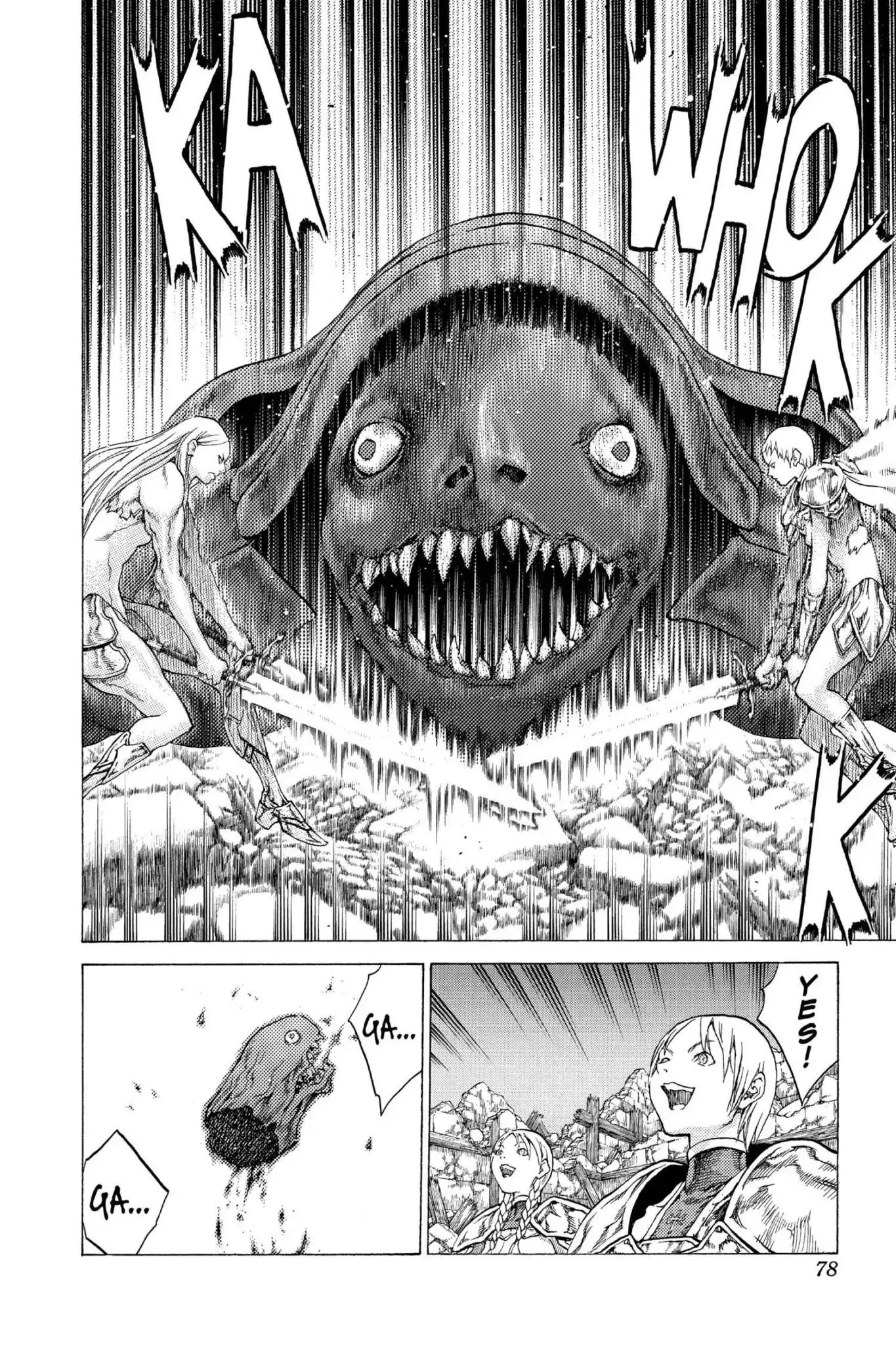 Claymore Chapter 54 page 8 - Chapter 54: Vol.10 Scene 54: The Battle of the North, Part 5