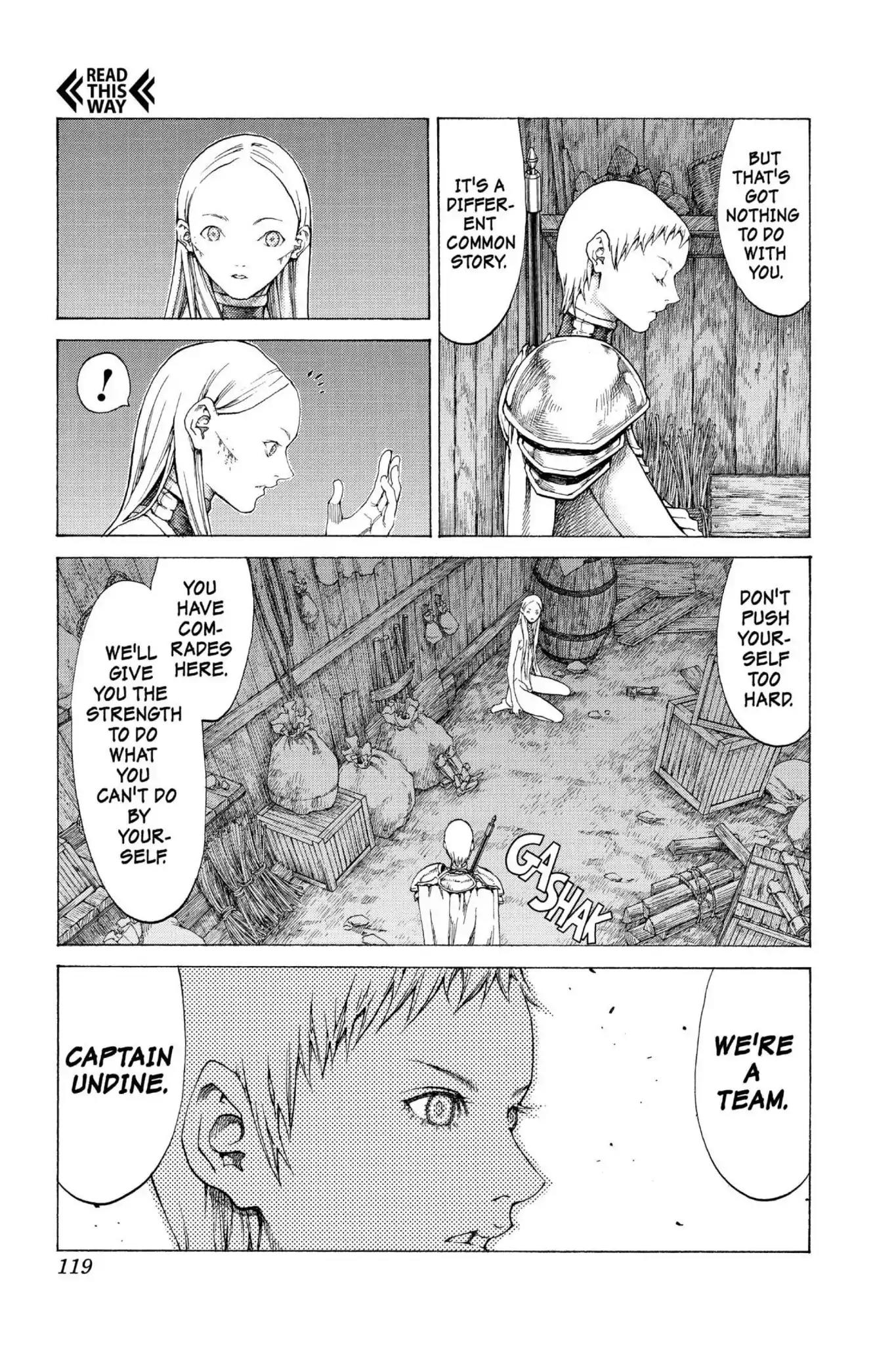 Claymore Chapter 55 page 17 - Chapter 55: Vol.10 Scene 55: The Battle of the North, Part 6