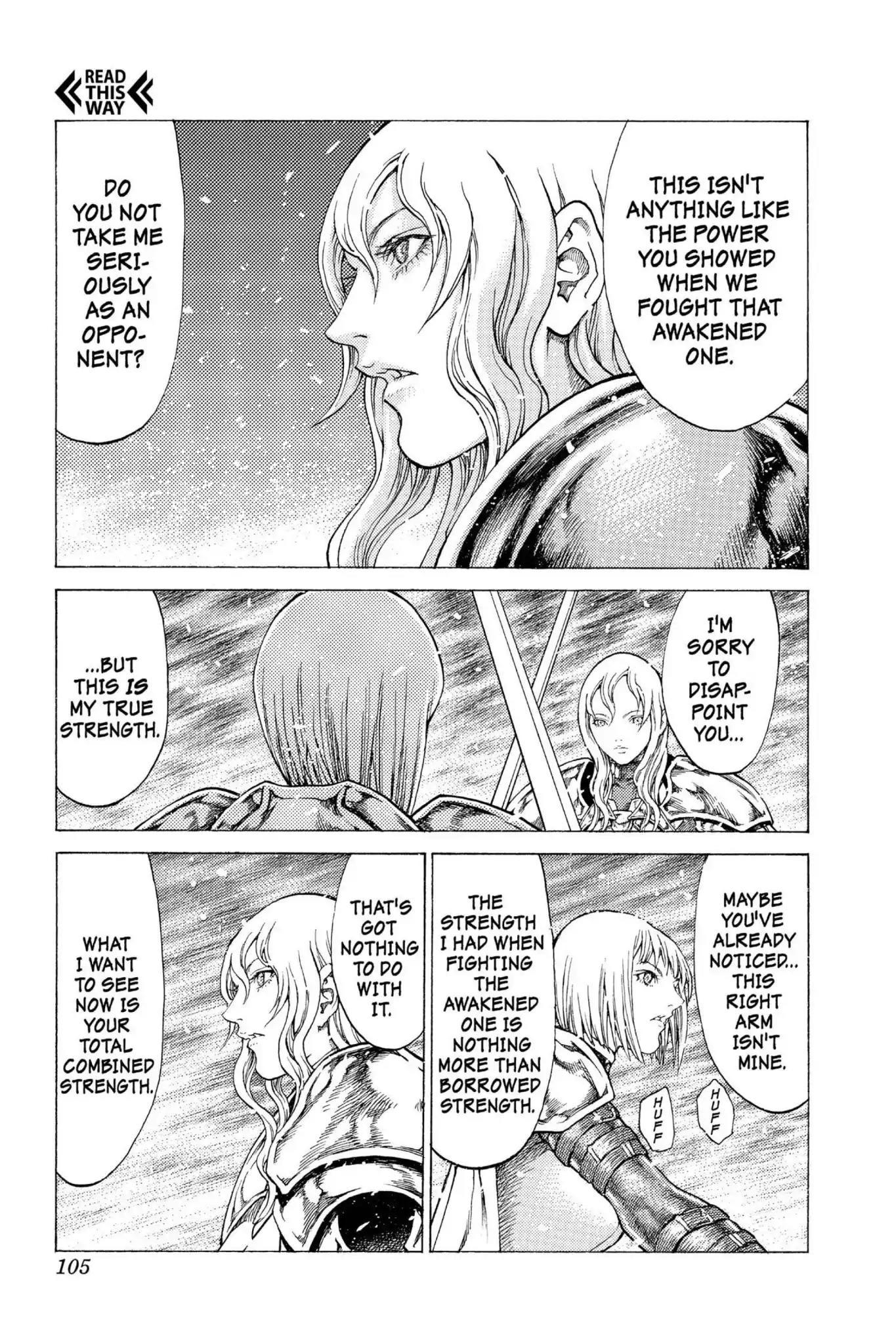 Claymore Chapter 55 page 3 - Chapter 55: Vol.10 Scene 55: The Battle of the North, Part 6