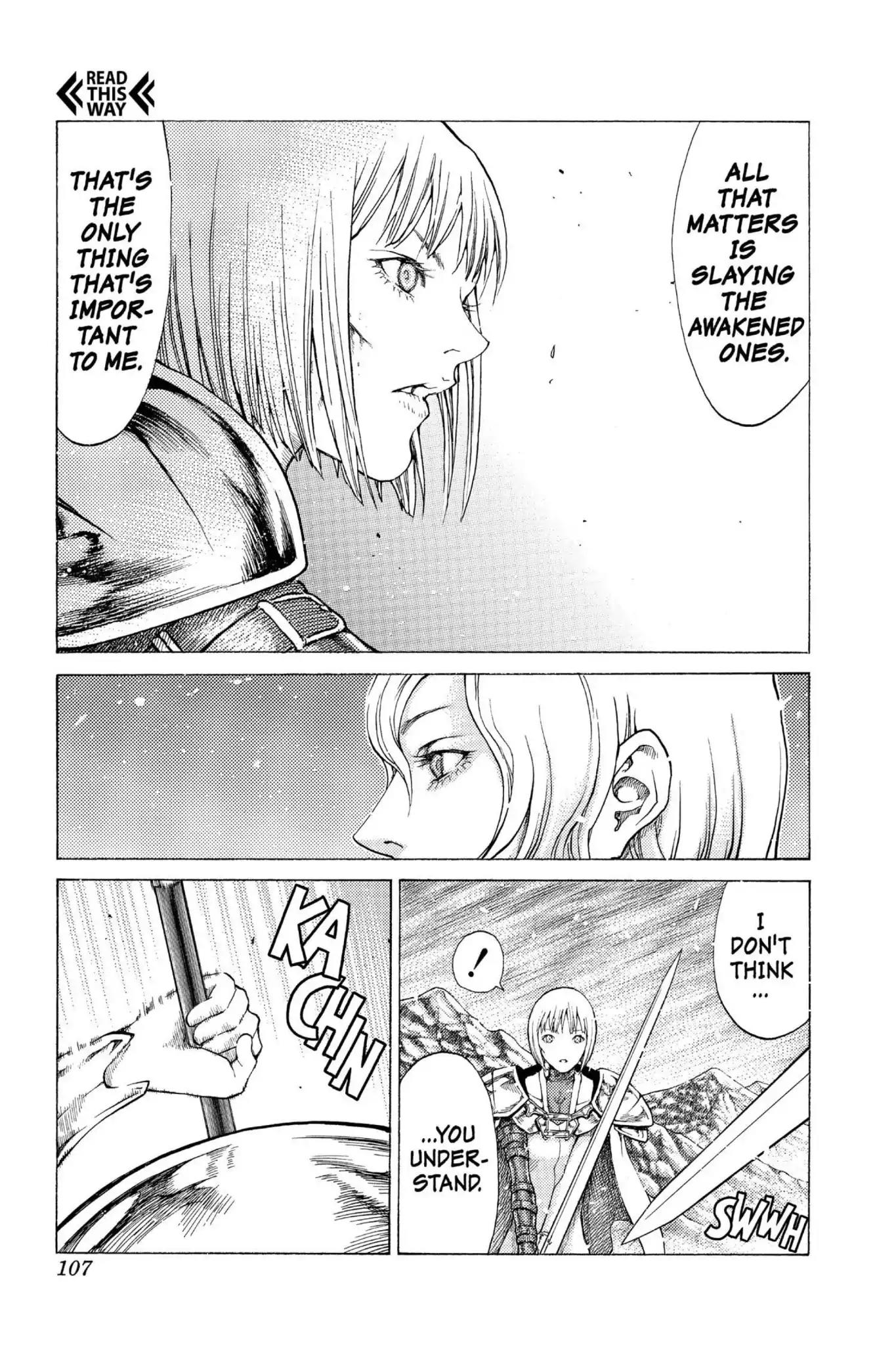 Claymore Chapter 55 page 5 - Chapter 55: Vol.10 Scene 55: The Battle of the North, Part 6