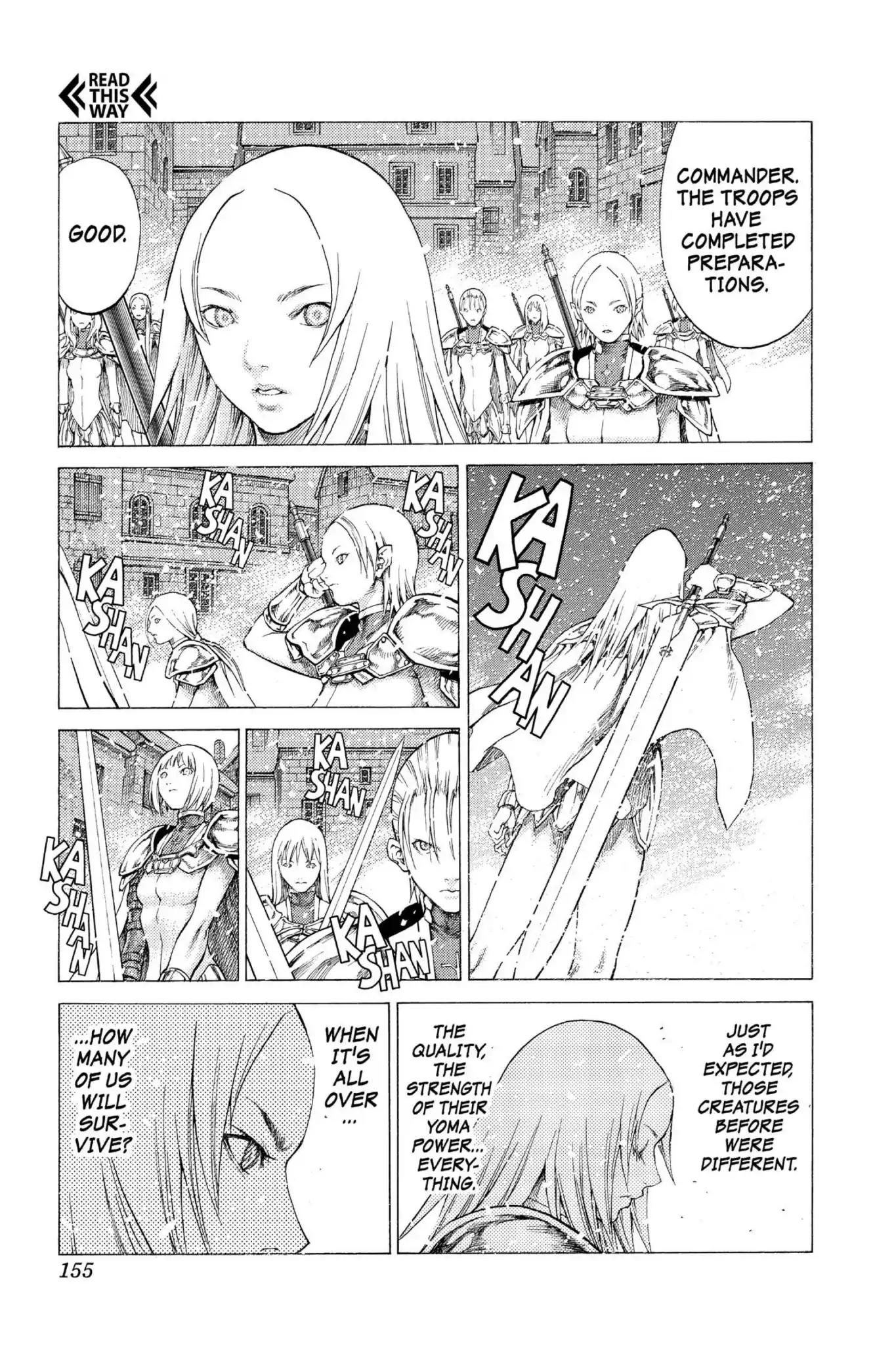 Claymore Chapter 56 page 20 - Chapter 56: Vol.10 Scene 56: The Battle of the North, Part 7