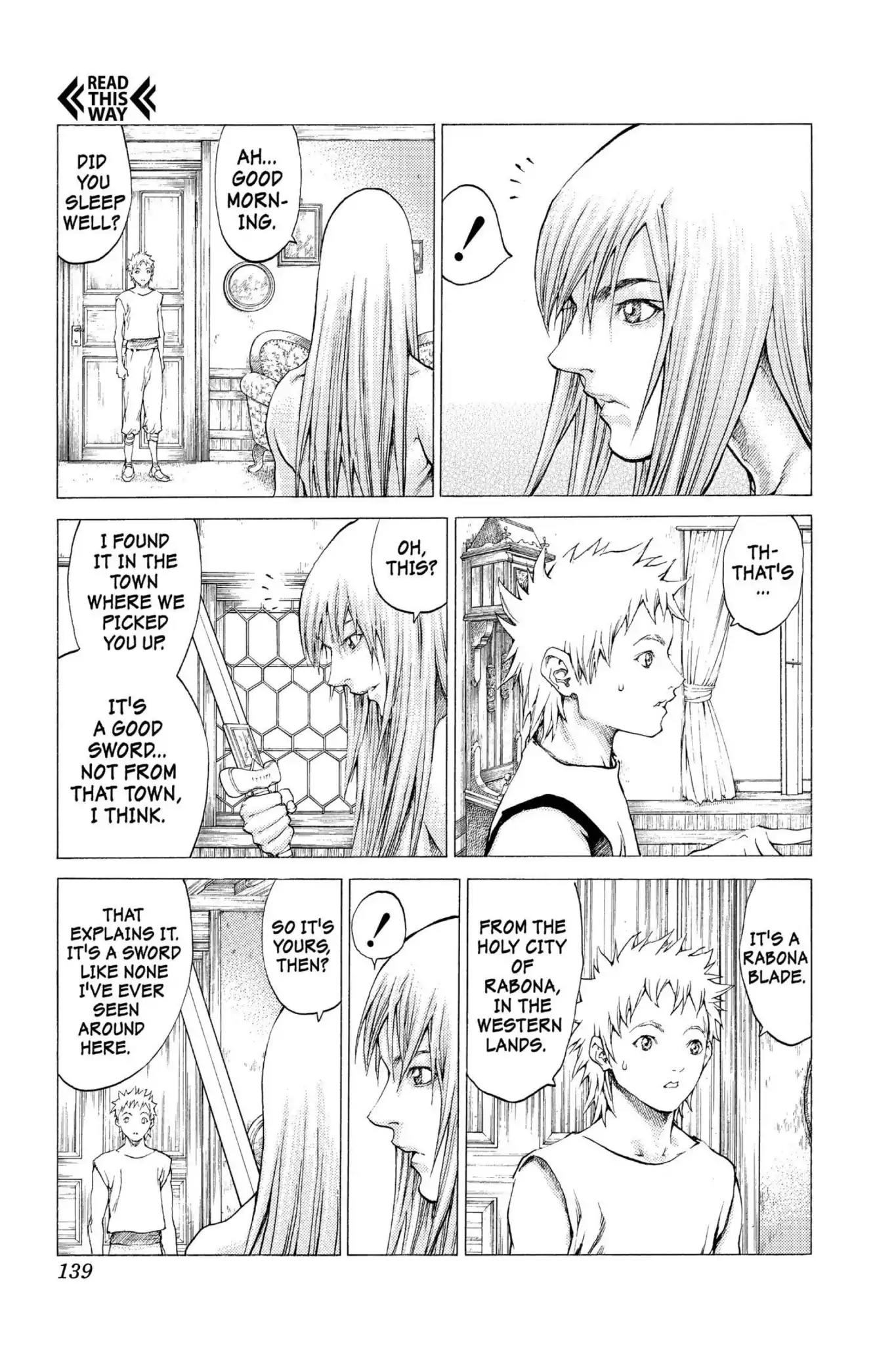 Claymore Chapter 56 page 4 - Chapter 56: Vol.10 Scene 56: The Battle of the North, Part 7