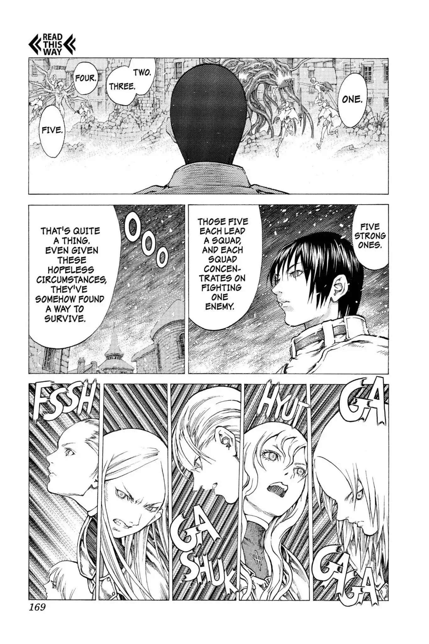 Claymore Chapter 57 page 10 - Chapter 57: Vol.10 Scene 57: The Assault on Pieta, Part 1