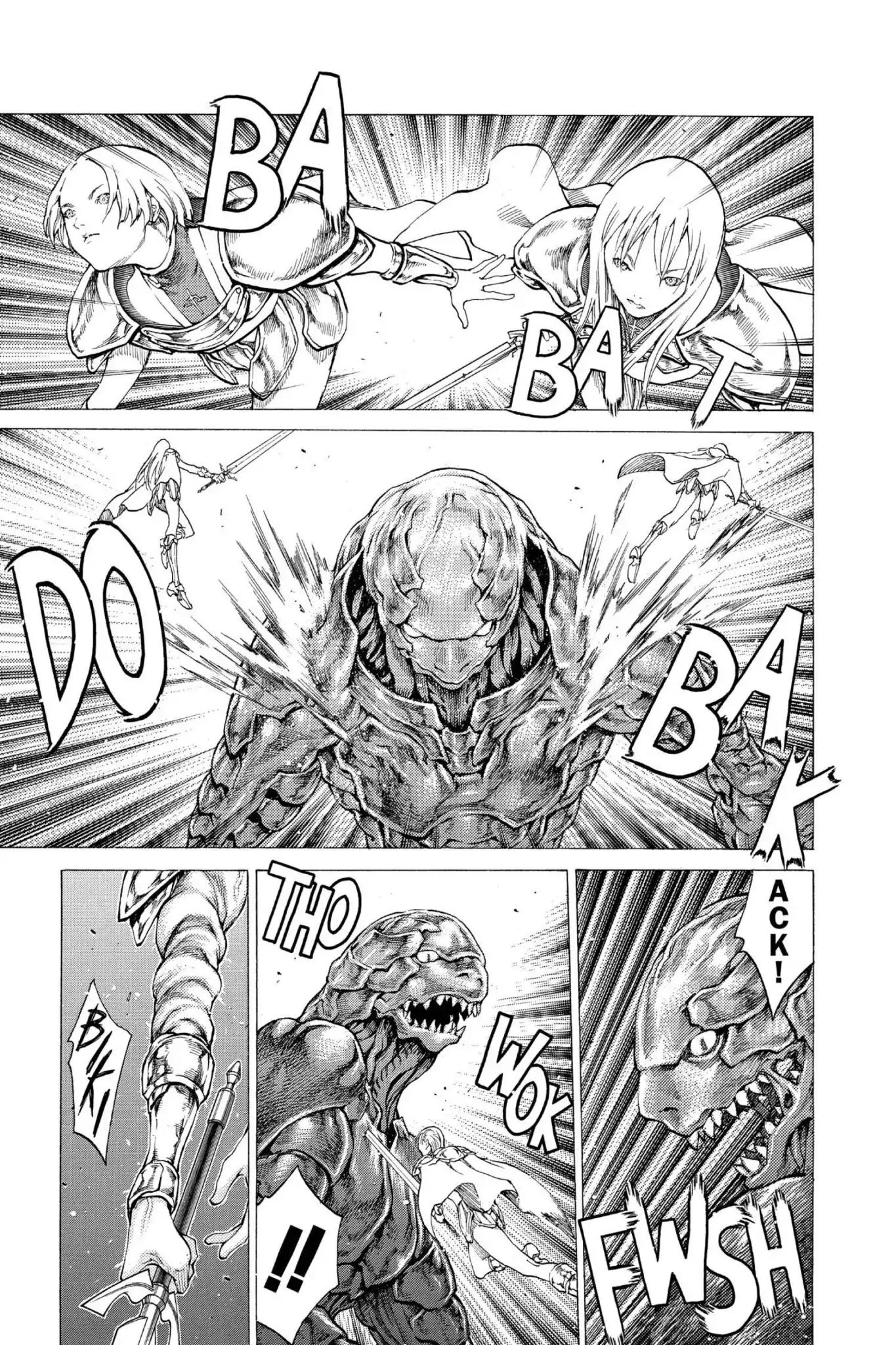 Claymore Chapter 57 page 4 - Chapter 57: Vol.10 Scene 57: The Assault on Pieta, Part 1
