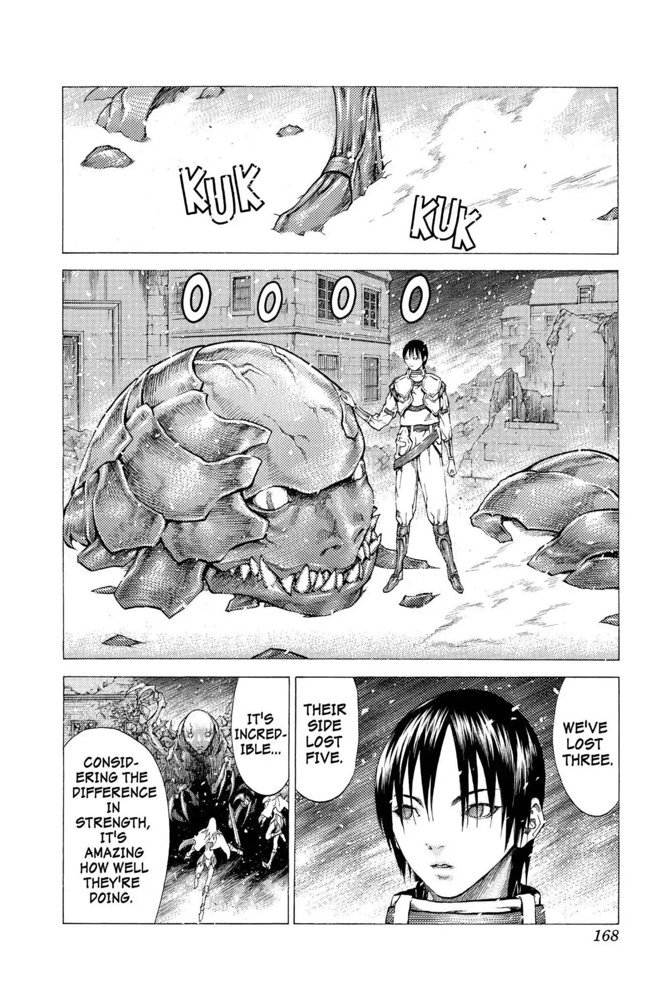 Claymore Chapter 57 page 9 - Chapter 57: Vol.10 Scene 57: The Assault on Pieta, Part 1