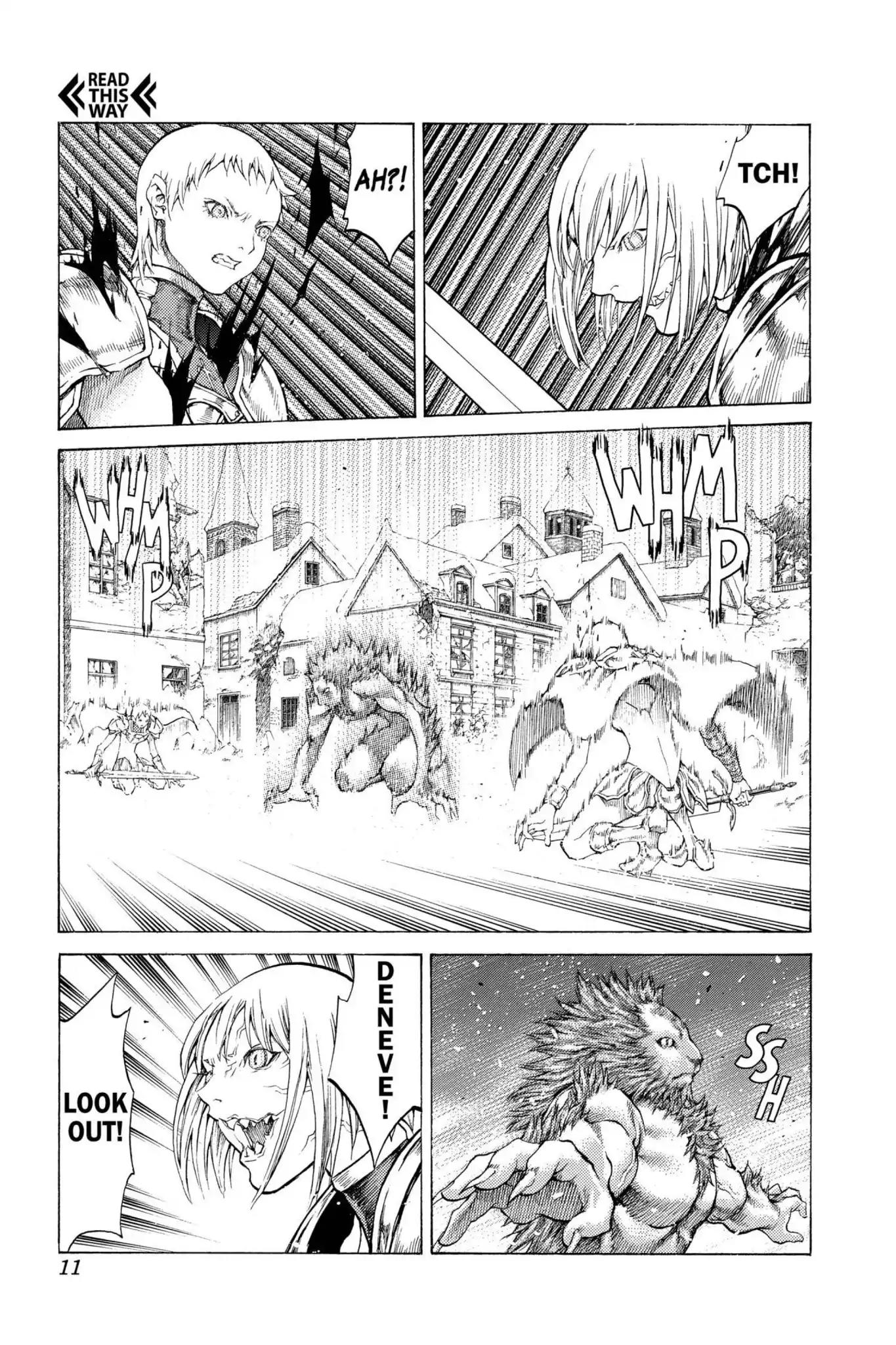 Claymore Chapter 58 page 11 - Chapter 58: Vol.11 Scene 58: The Assault on Pieta, Part 2
