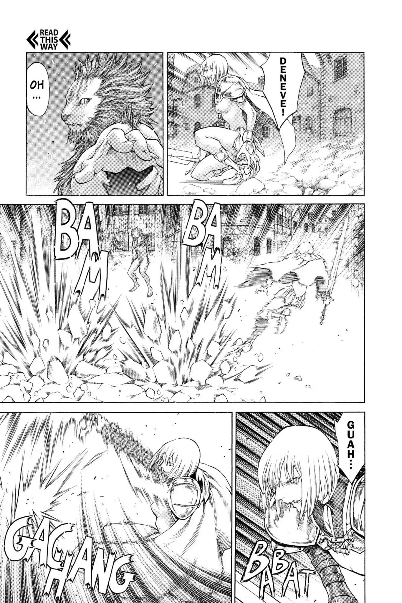 Claymore Chapter 58 page 13 - Chapter 58: Vol.11 Scene 58: The Assault on Pieta, Part 2