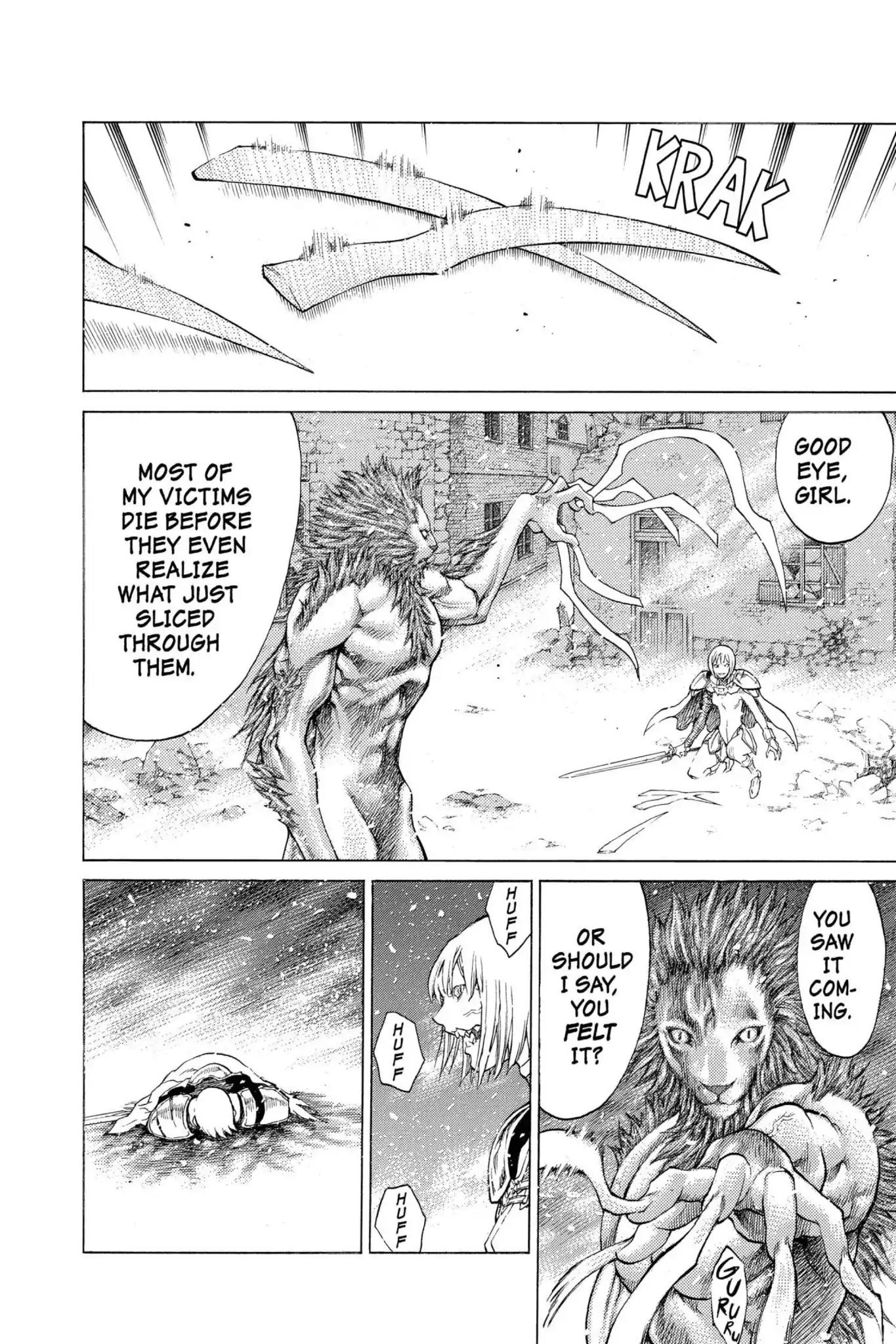 Claymore Chapter 58 page 14 - Chapter 58: Vol.11 Scene 58: The Assault on Pieta, Part 2