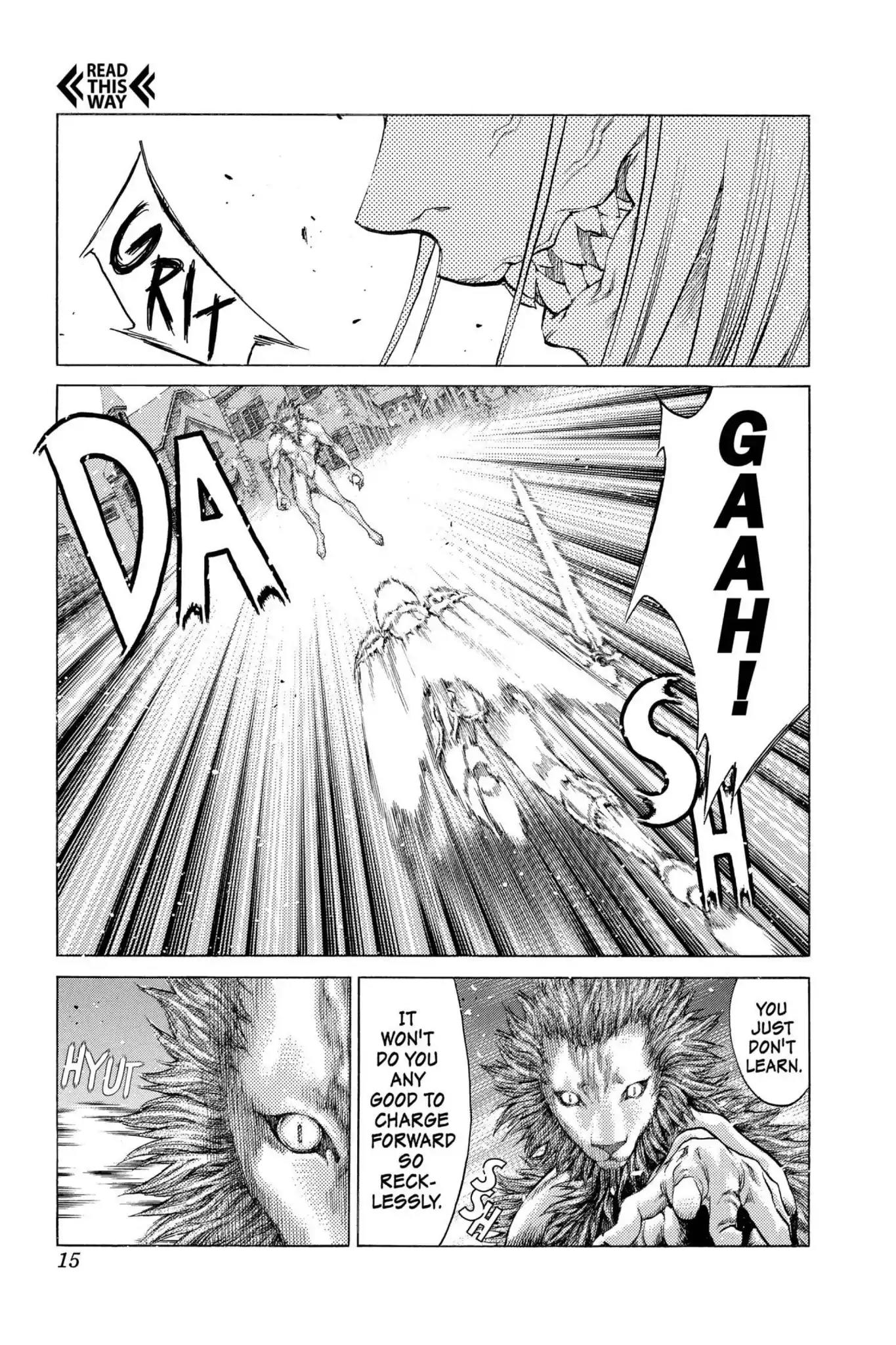 Claymore Chapter 58 page 15 - Chapter 58: Vol.11 Scene 58: The Assault on Pieta, Part 2