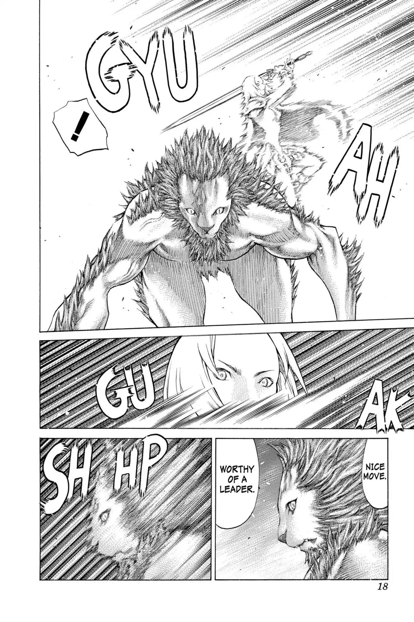 Claymore Chapter 58 page 18 - Chapter 58: Vol.11 Scene 58: The Assault on Pieta, Part 2