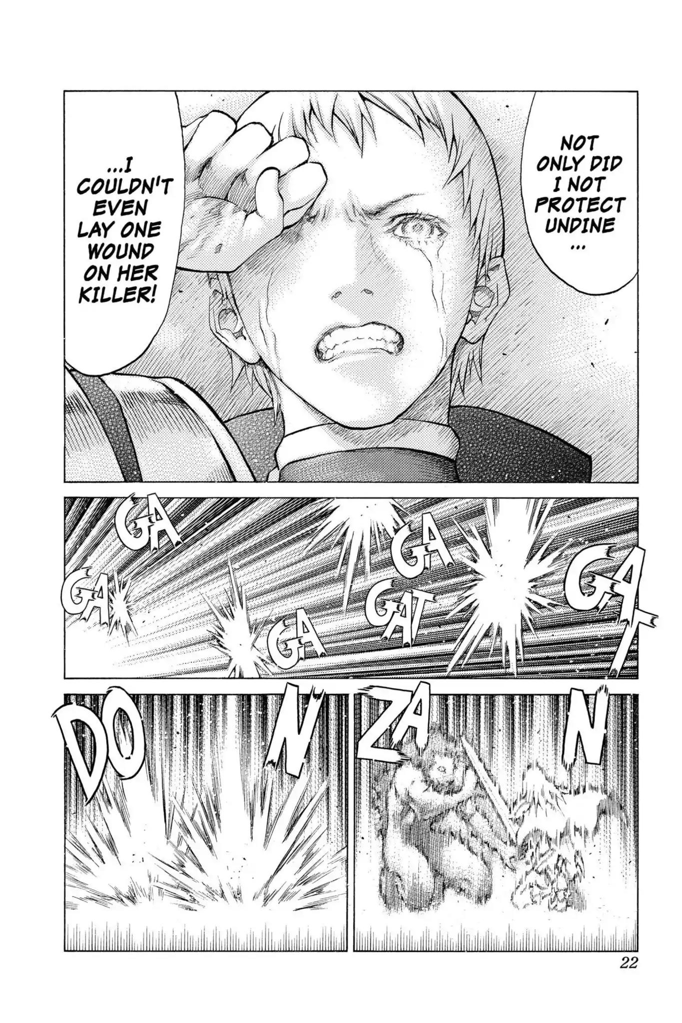 Claymore Chapter 58 page 22 - Chapter 58: Vol.11 Scene 58: The Assault on Pieta, Part 2