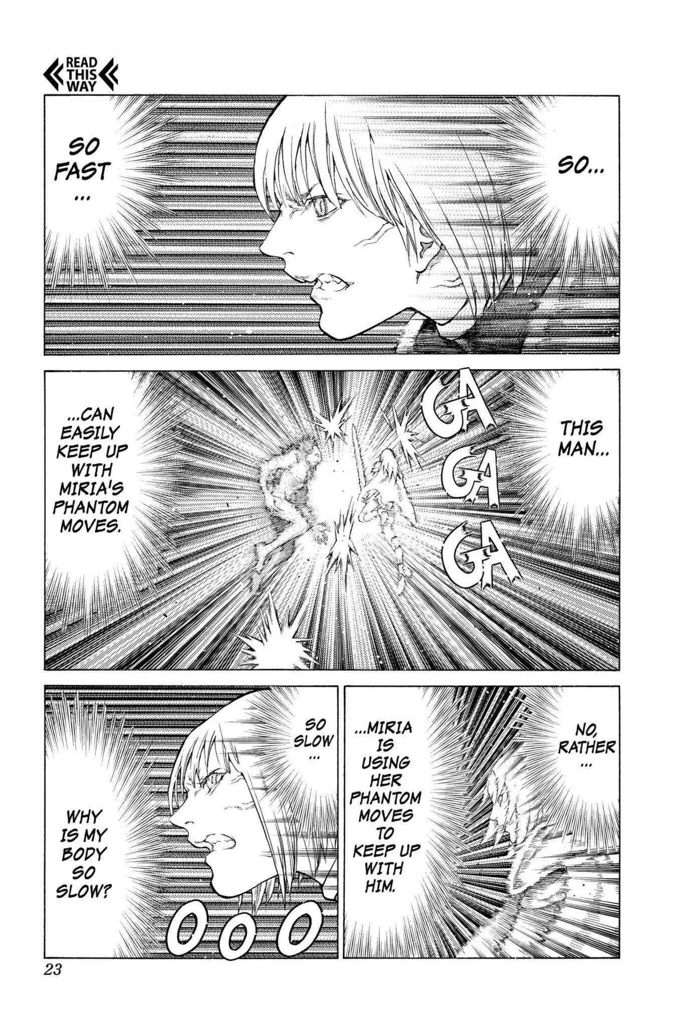 Claymore Chapter 58 page 23 - Chapter 58: Vol.11 Scene 58: The Assault on Pieta, Part 2