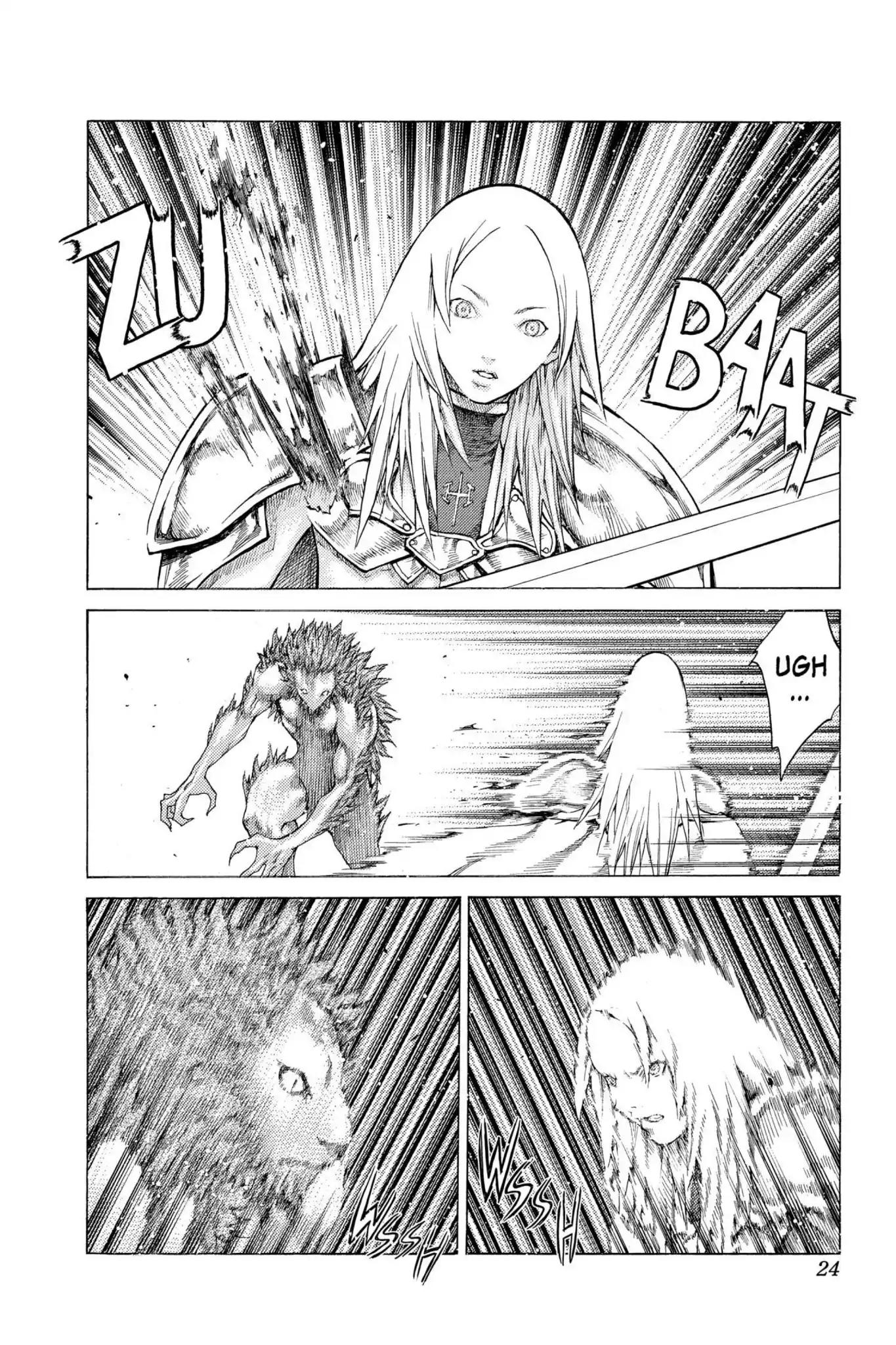 Claymore Chapter 58 page 24 - Chapter 58: Vol.11 Scene 58: The Assault on Pieta, Part 2