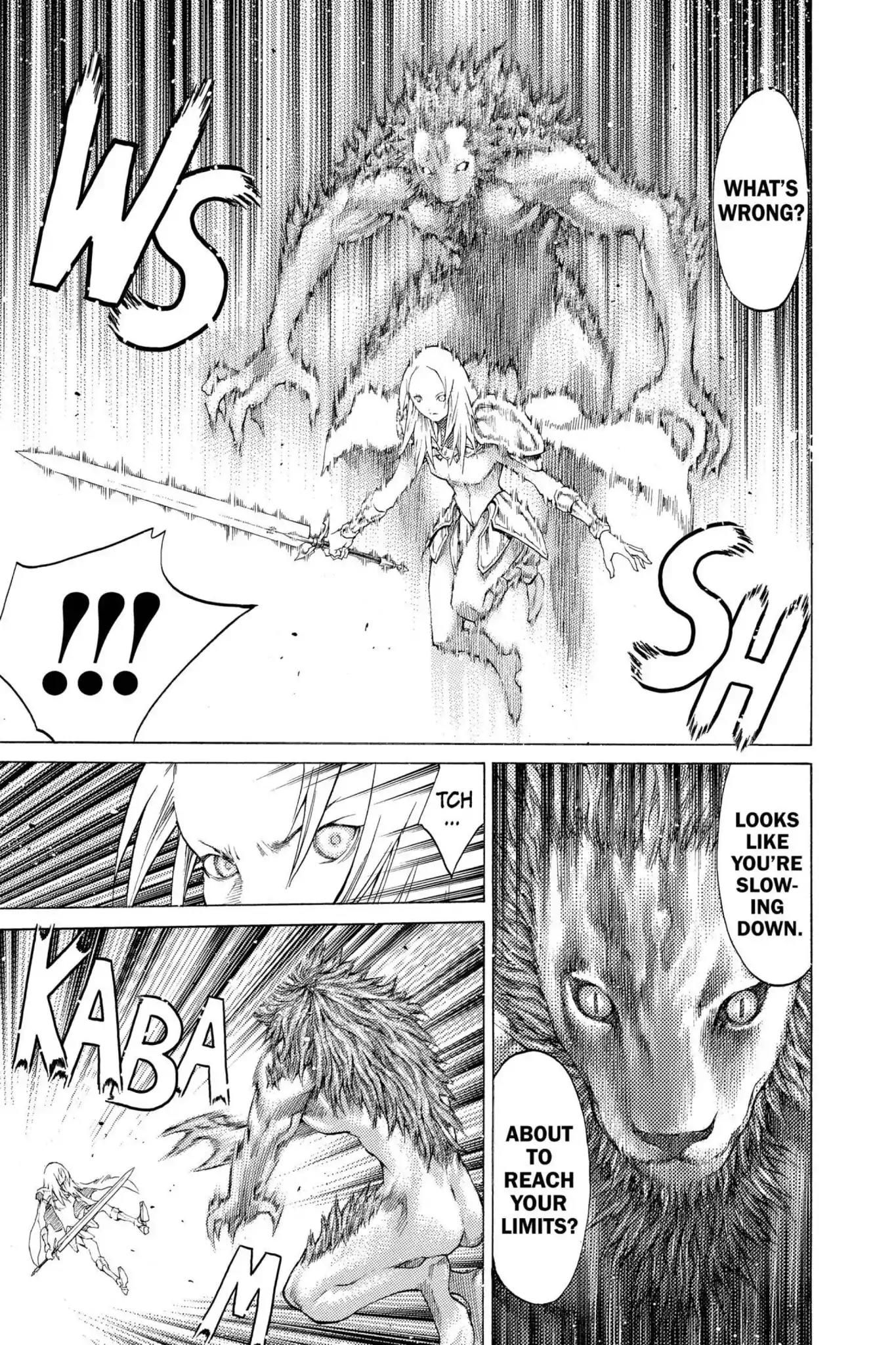 Claymore Chapter 58 page 25 - Chapter 58: Vol.11 Scene 58: The Assault on Pieta, Part 2